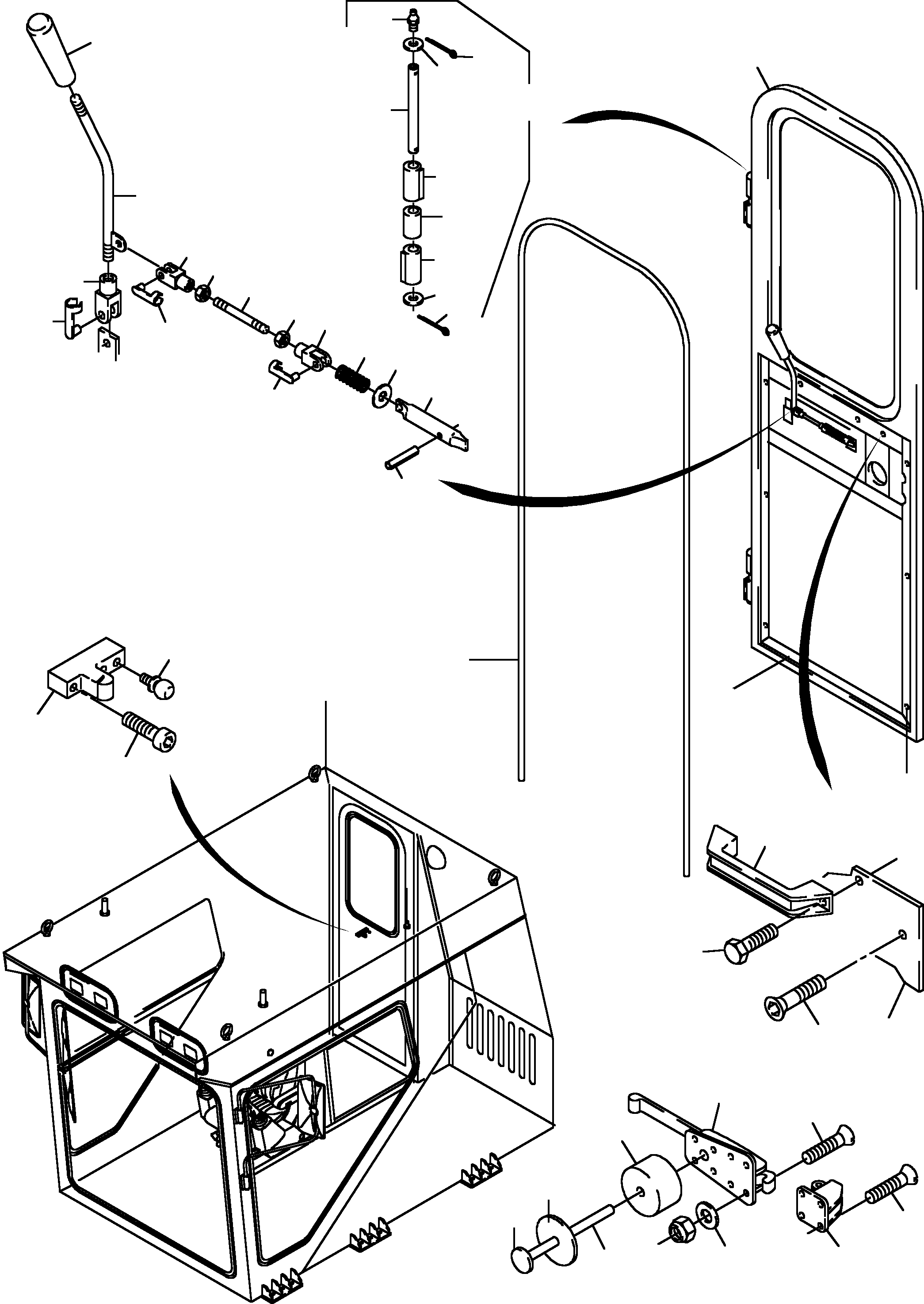 Operator's cab assy. 905 420 40 KOMATSU