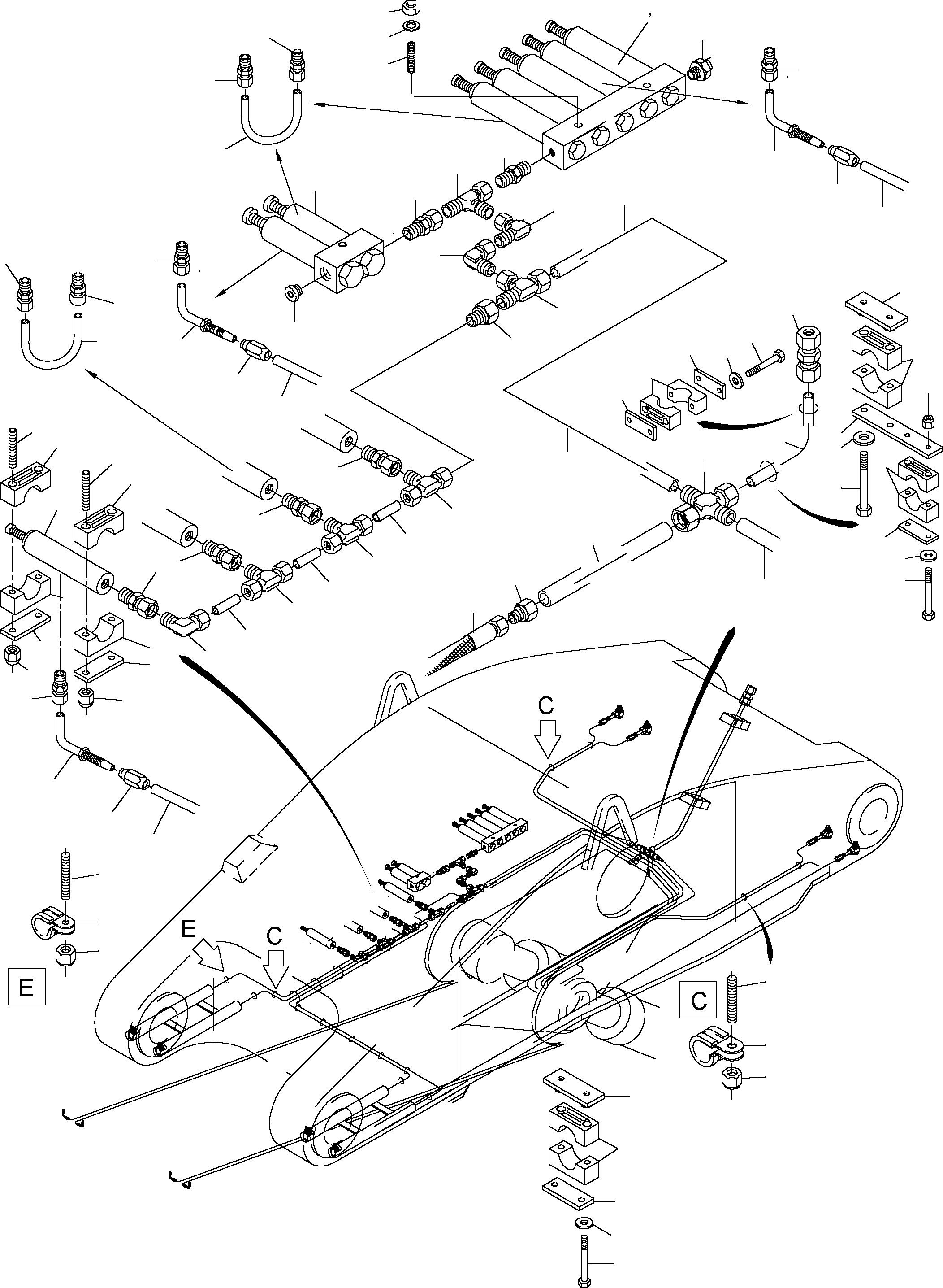 Соединительный штуцер 509 373 99 KOMATSU