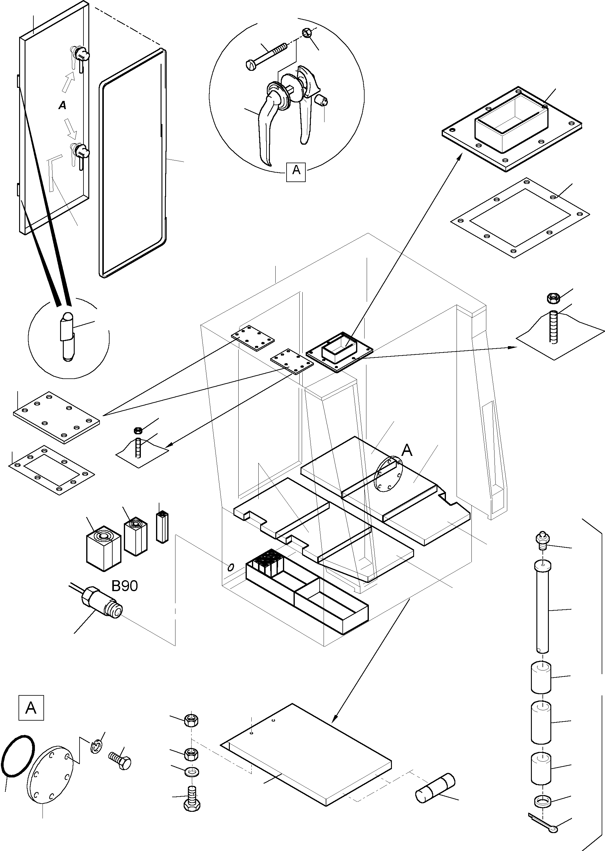 Lock pin 908 231 40 KOMATSU