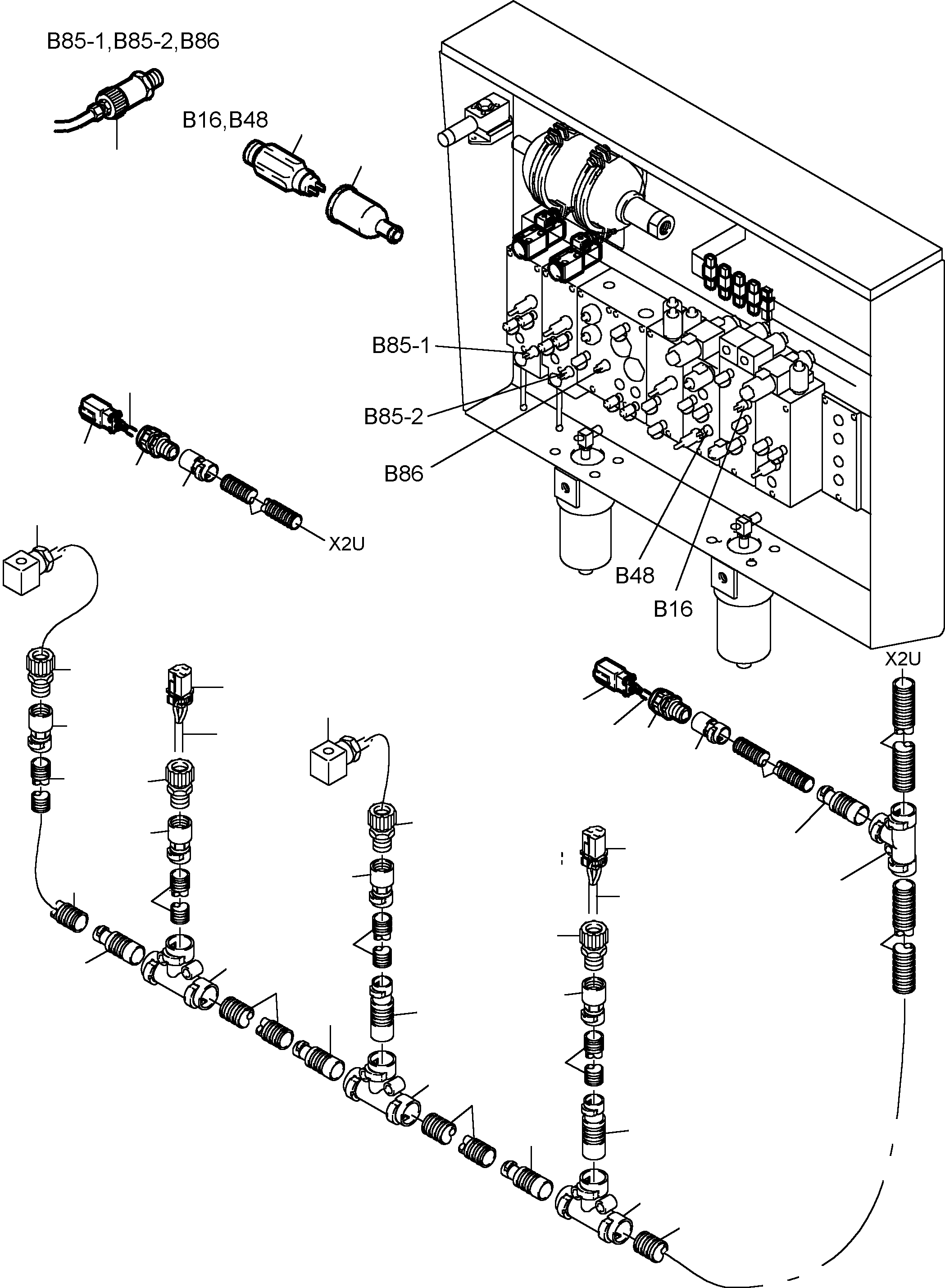 Valve plug 907 191 40 KOMATSU