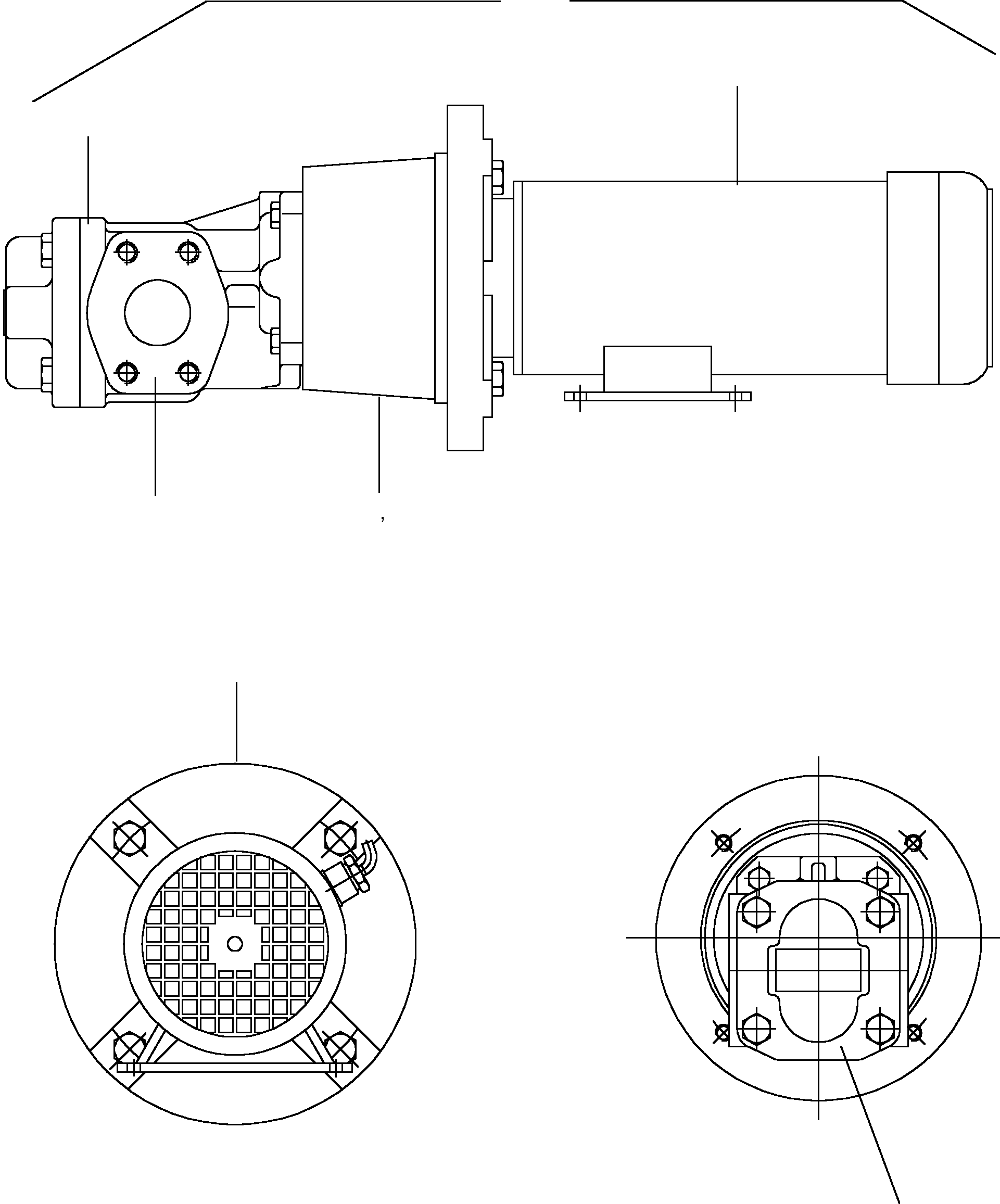 Gear pump unit 918 839 40 KOMATSU