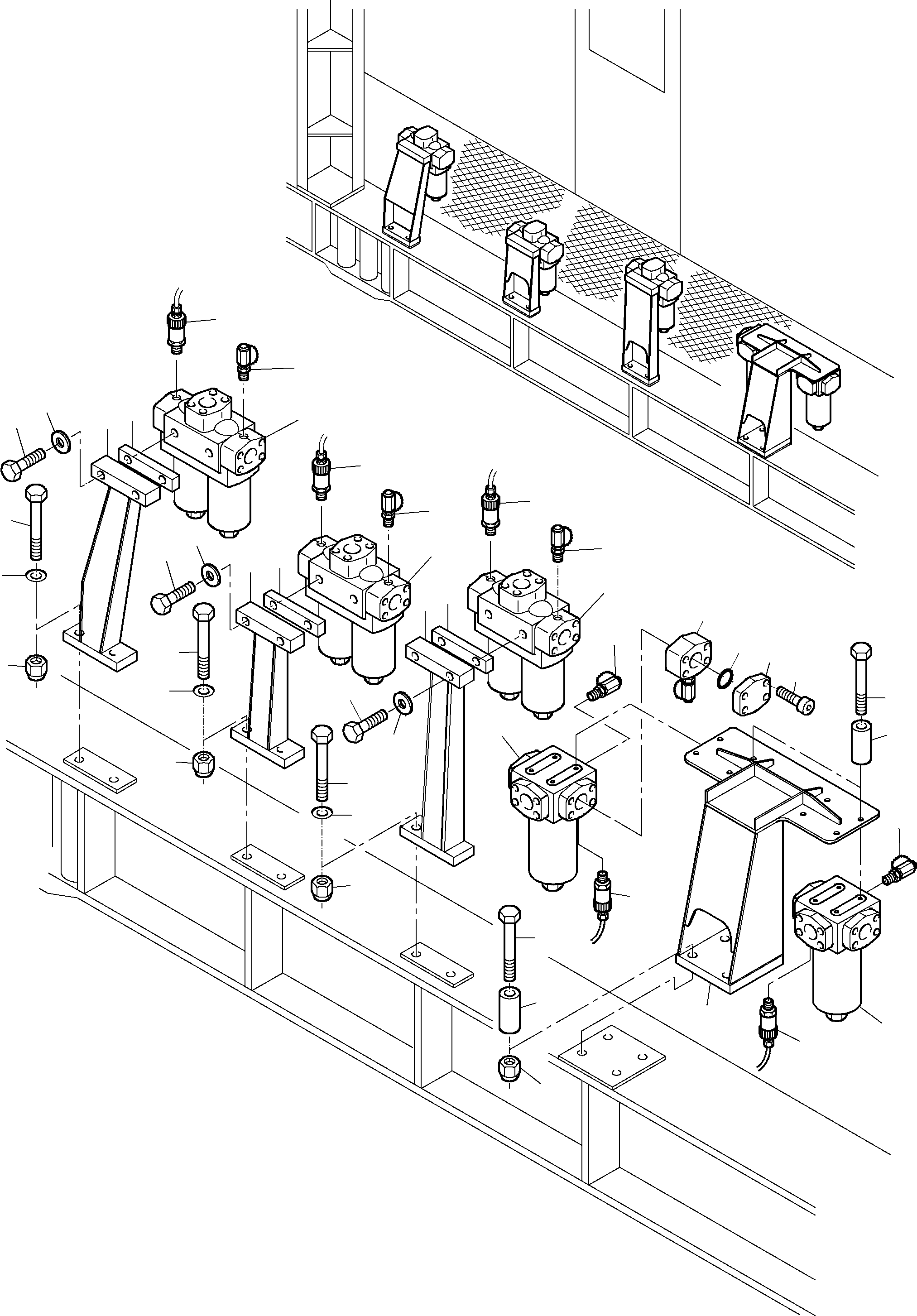 Intermediate flange 924 382 40 KOMATSU