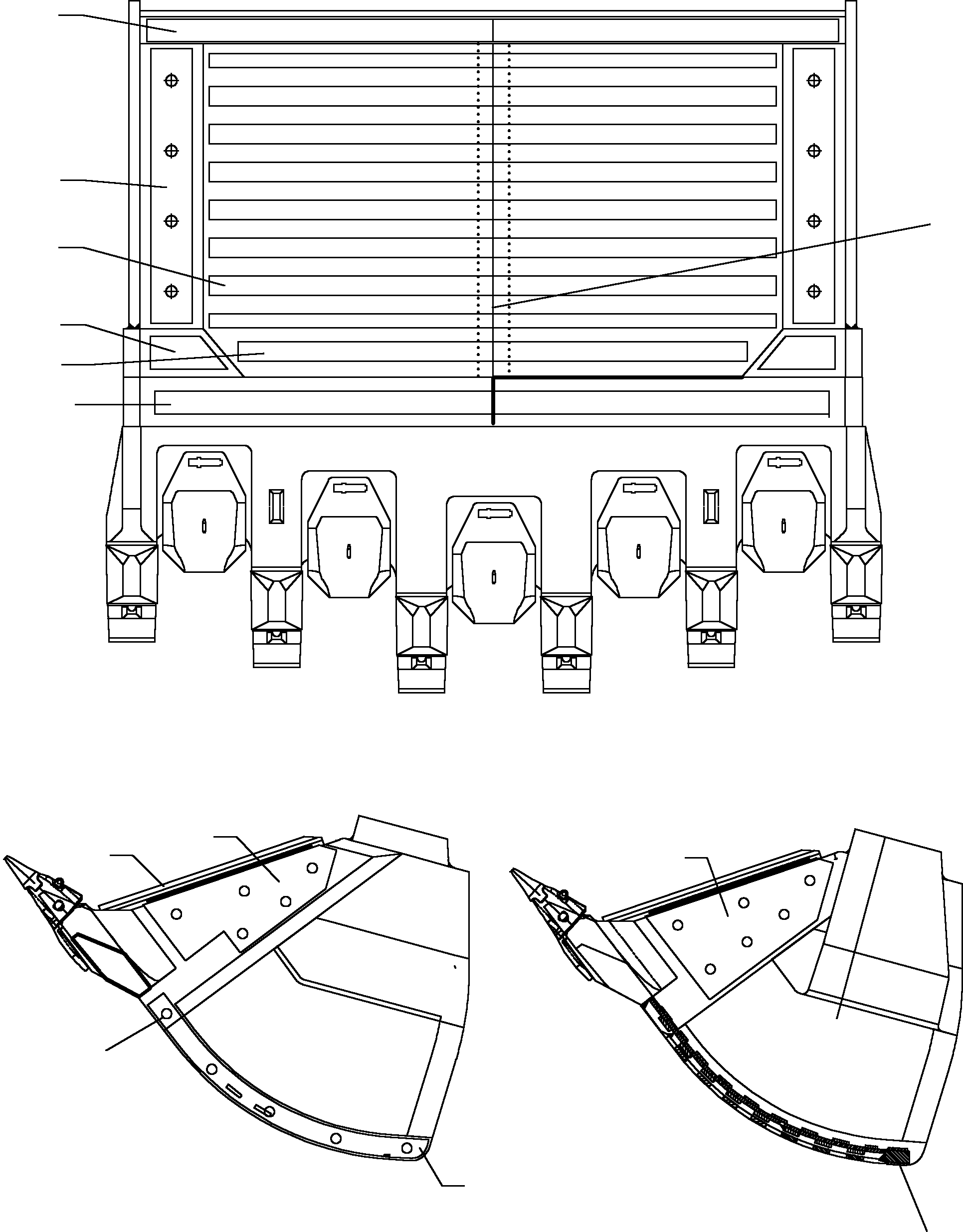 Plate 20x120x2050 924 285 40 KOMATSU