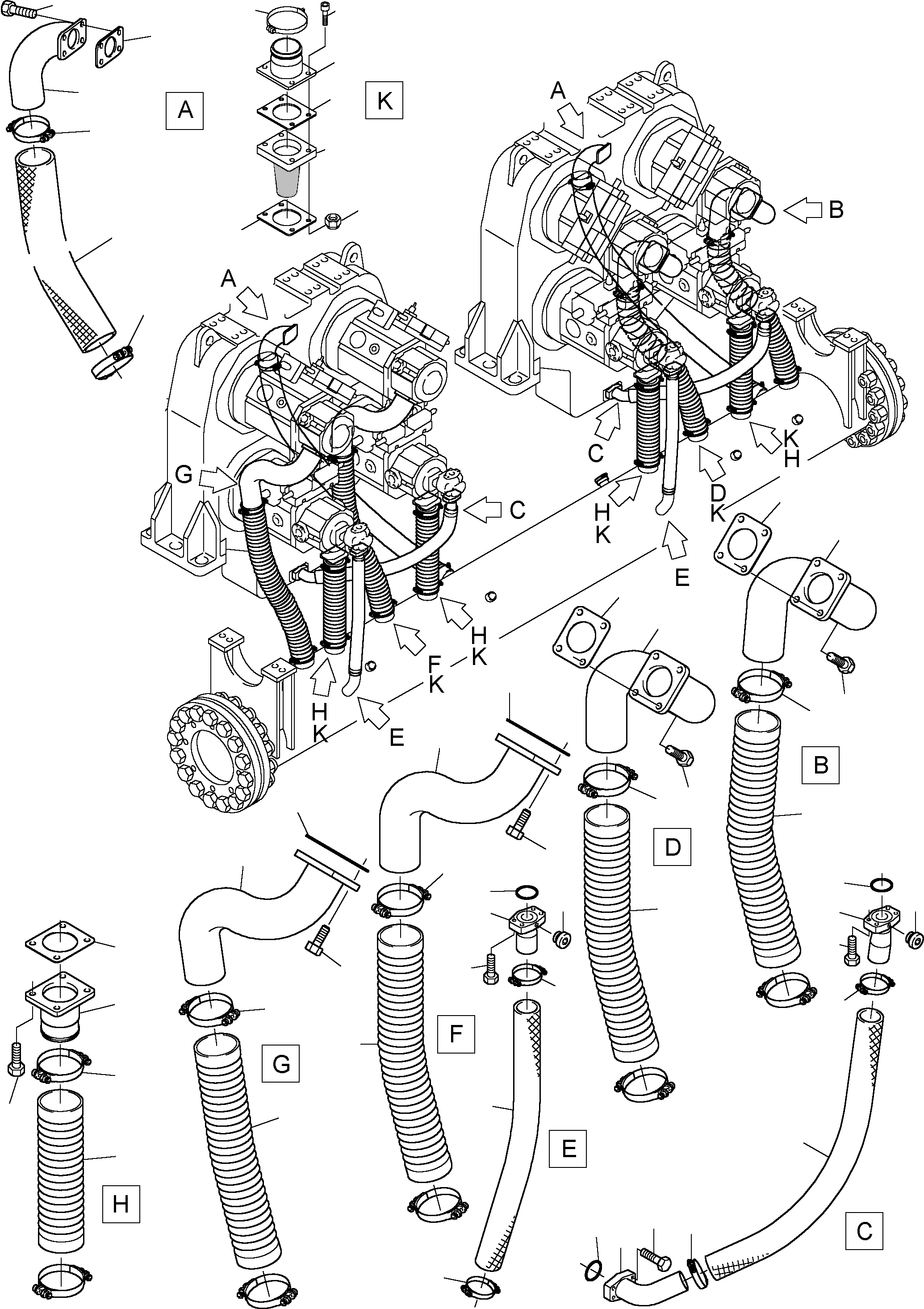 Хомут 907 485 40 KOMATSU