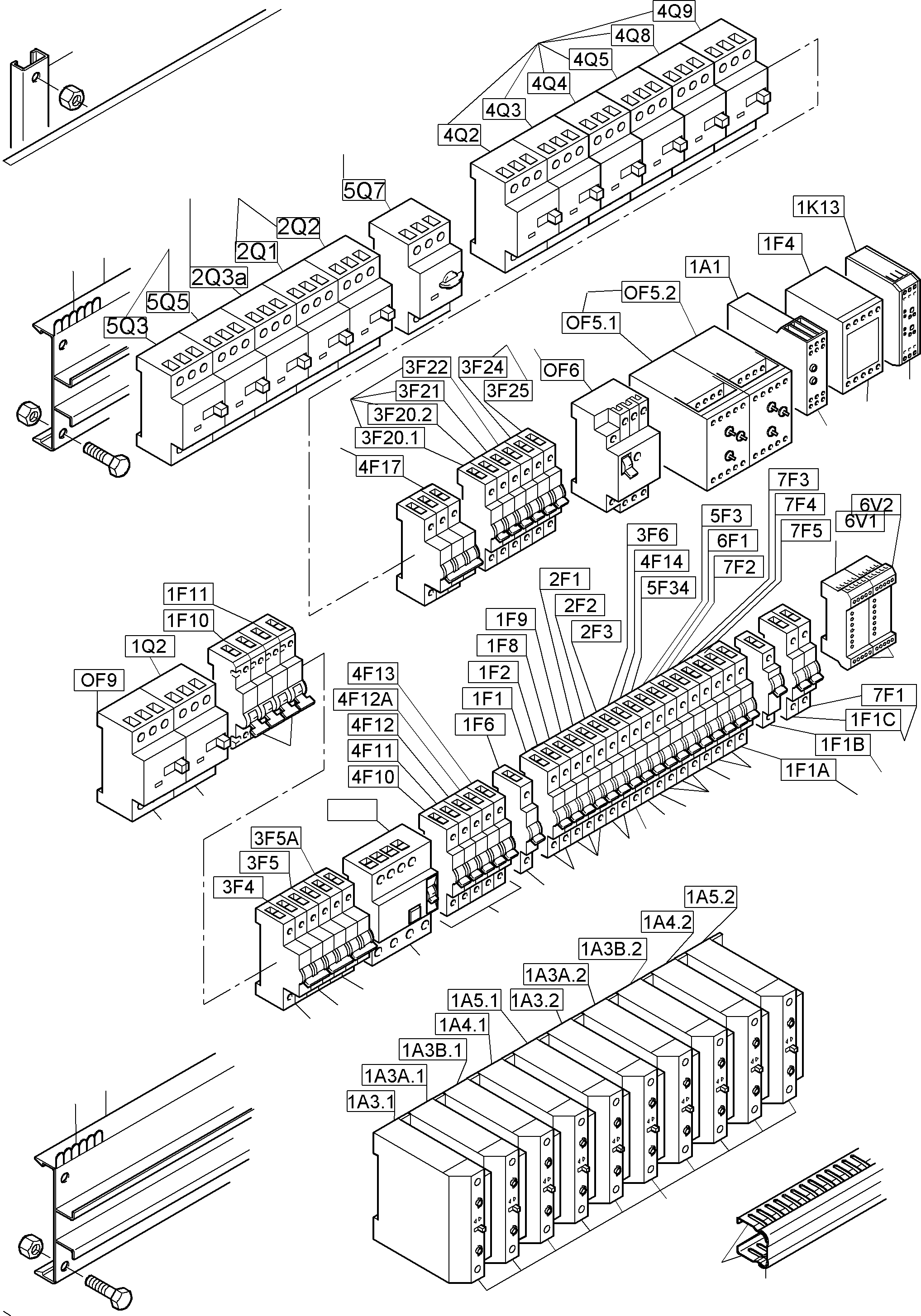 Voltage converter - safety breaker 2,5A 792 997 73 KOMATSU