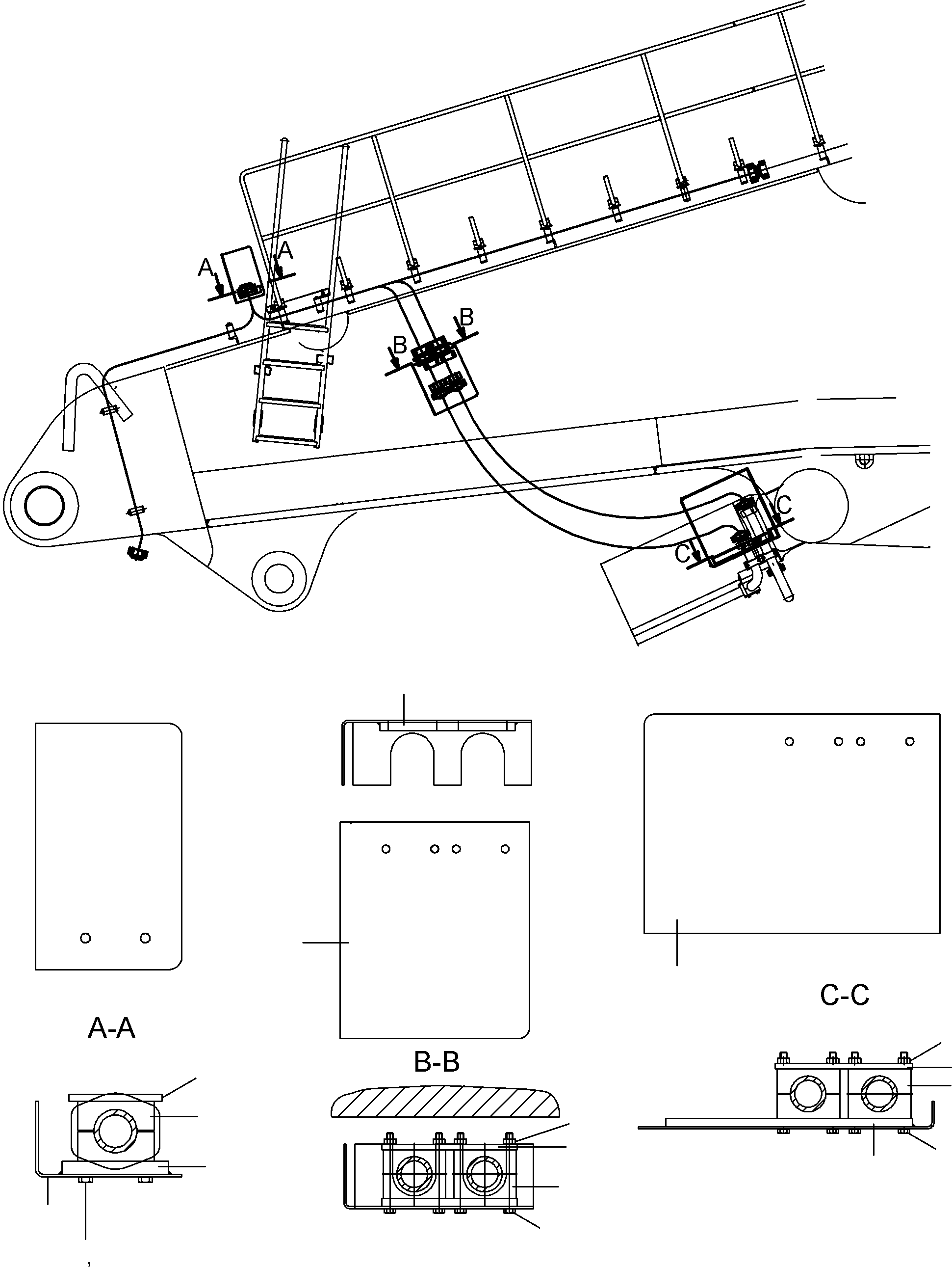 Plate 15x45x250 928 522 40 KOMATSU
