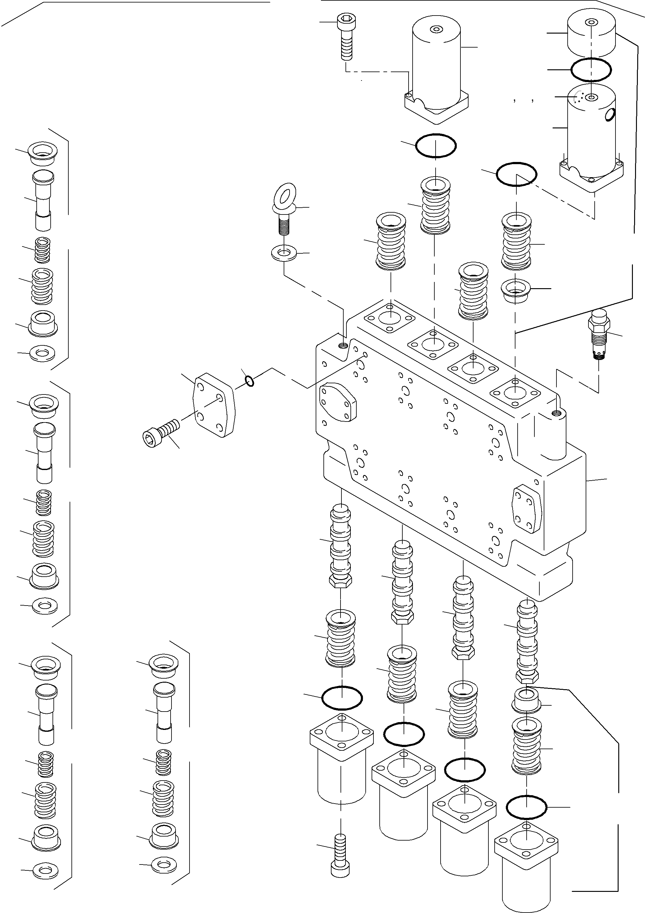 Spring assy. 794 366 73 KOMATSU