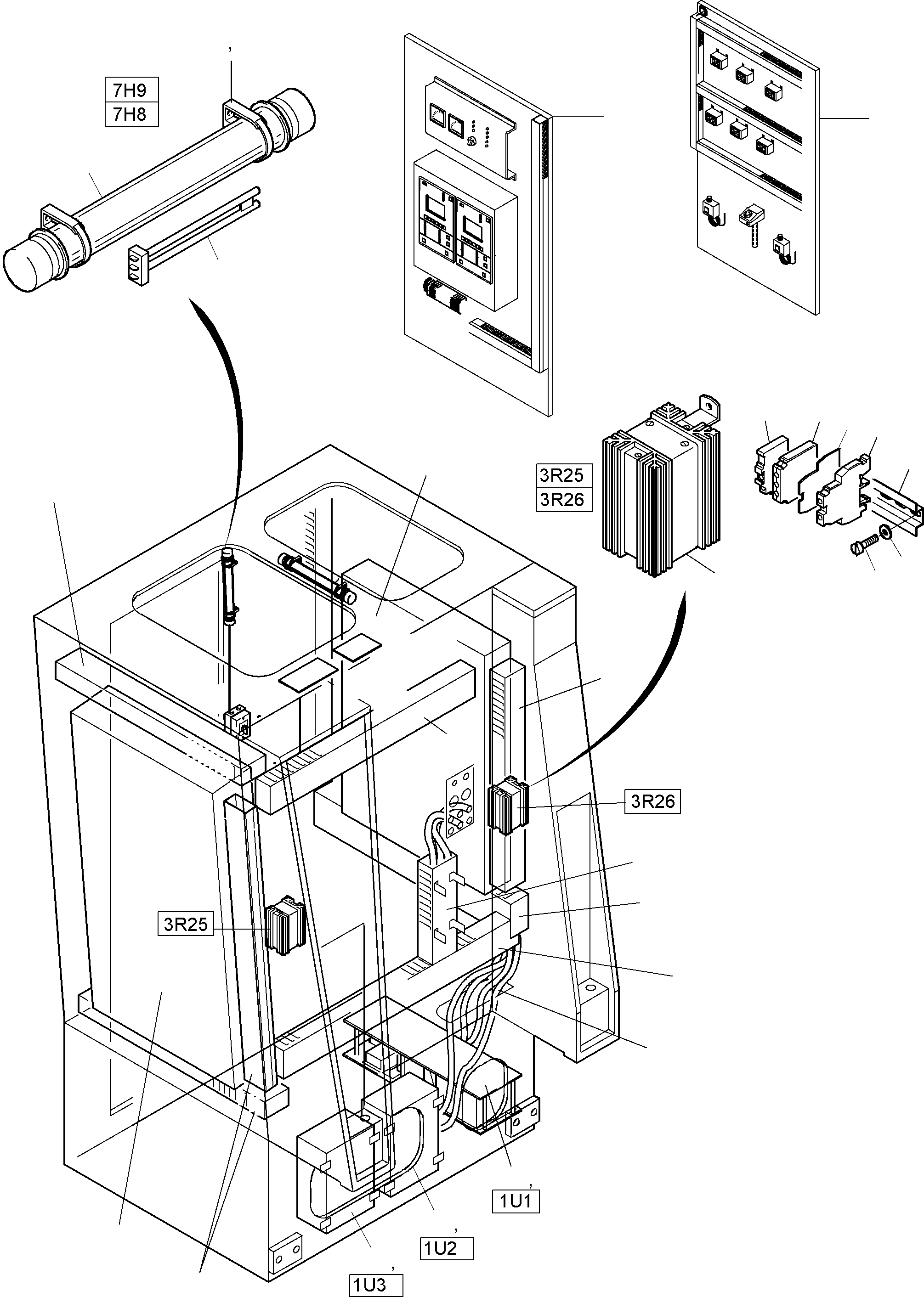 Load limitation valve 894 565 40 KOMATSU
