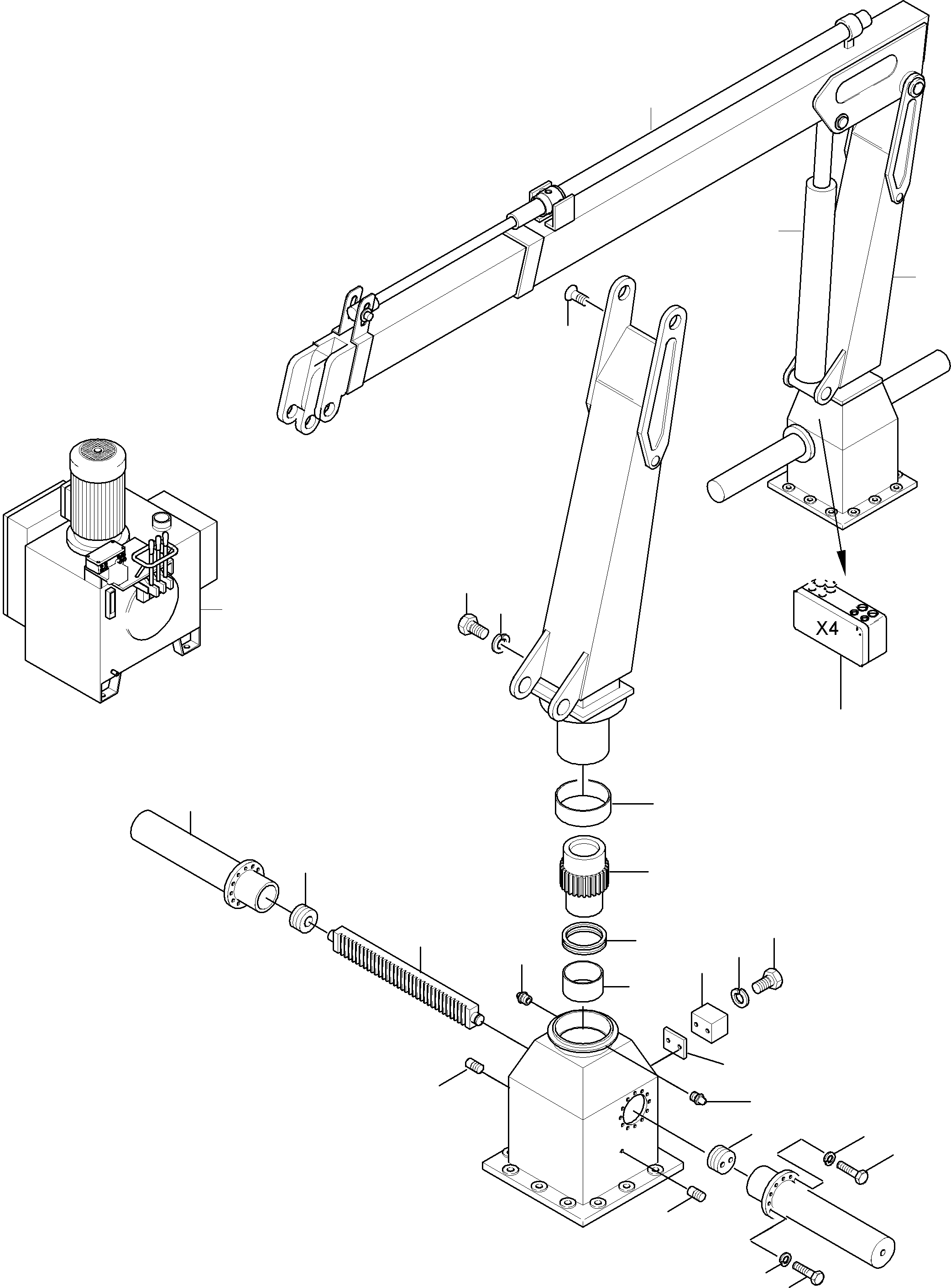 Clamp X10 794 252 73 KOMATSU