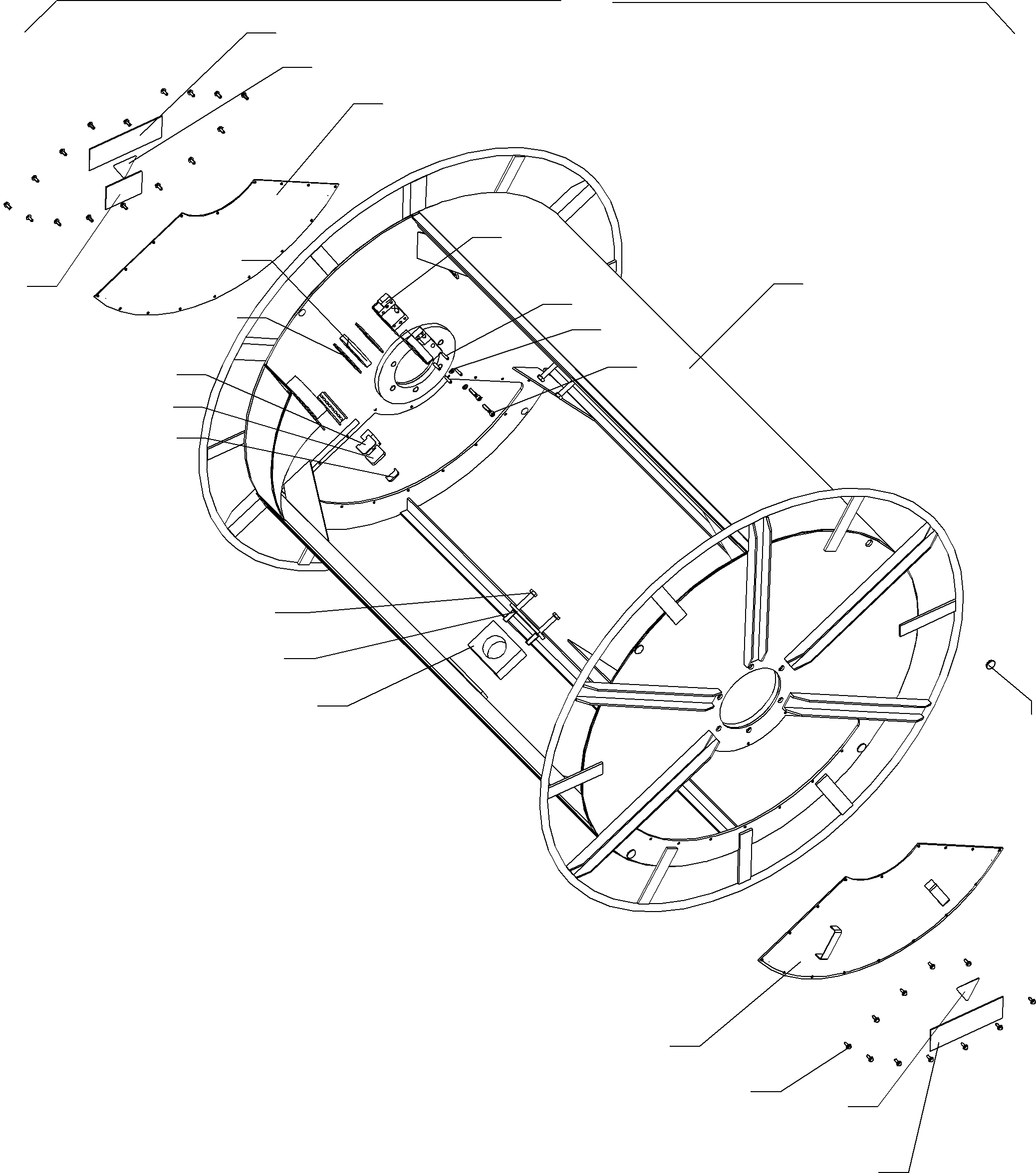 Drum sheet casing 794 633 73 KOMATSU