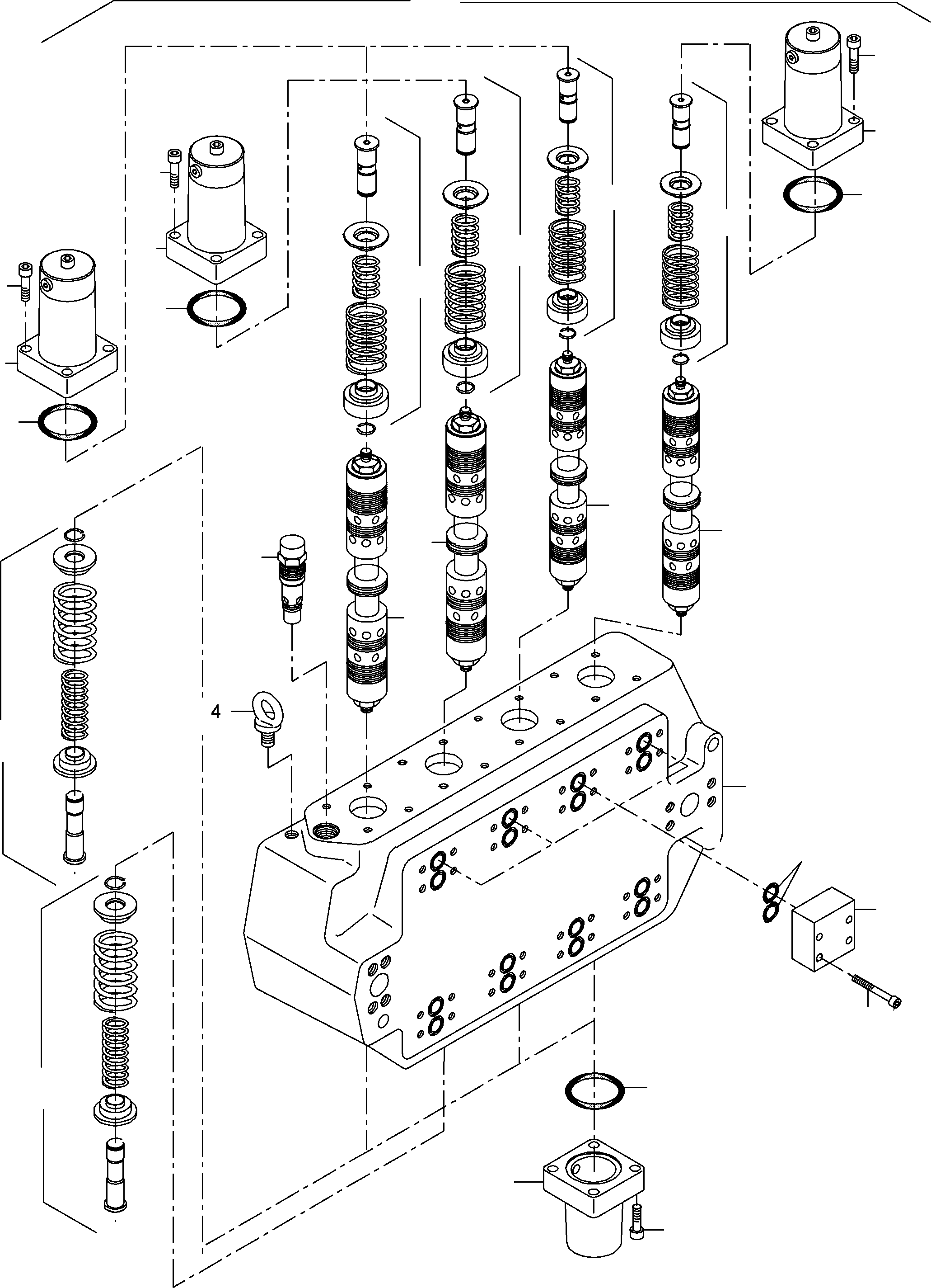 Conversion kit axle 2 assy. 794 515 73 KOMATSU