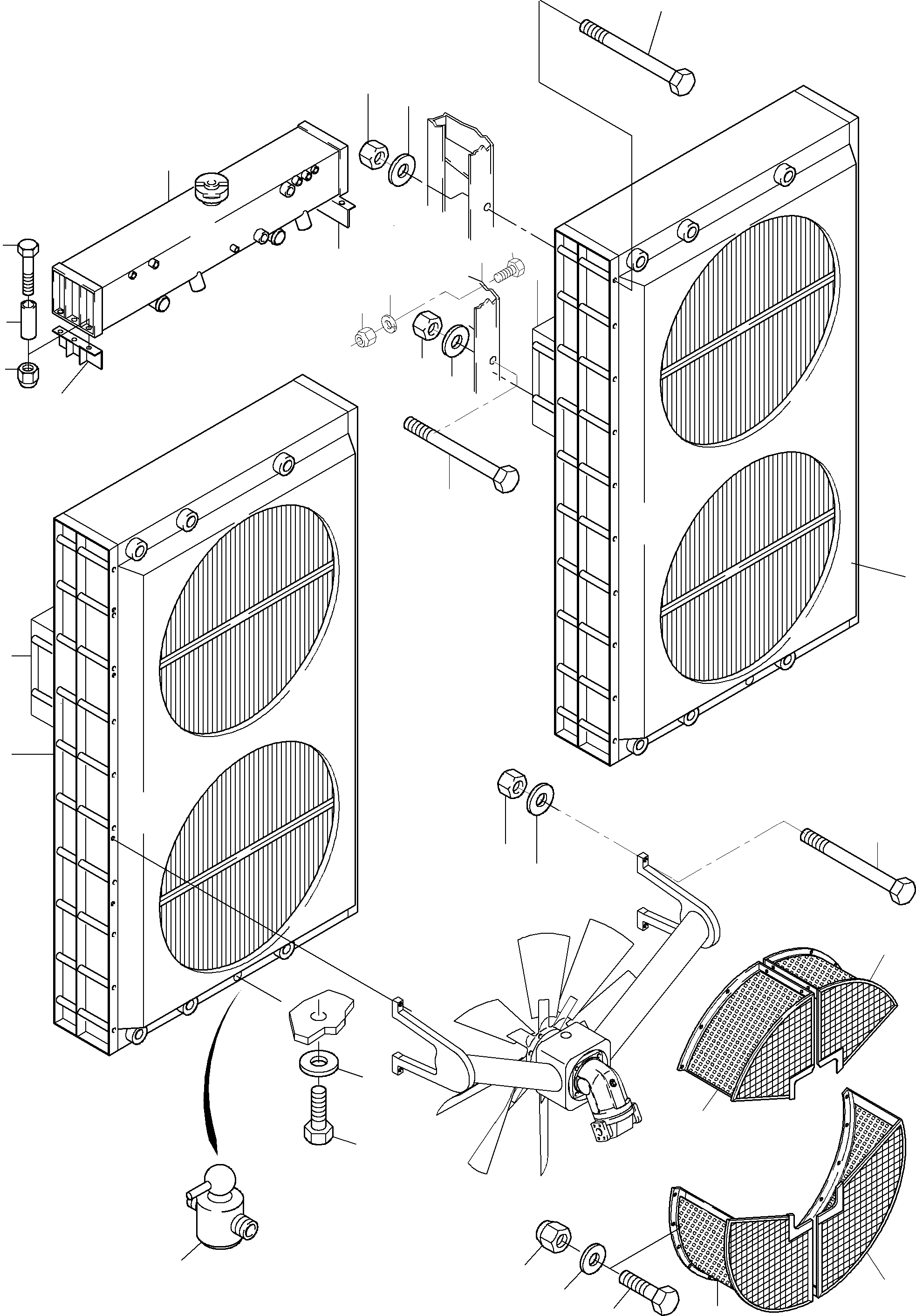 Protection plate 929 957 40 KOMATSU