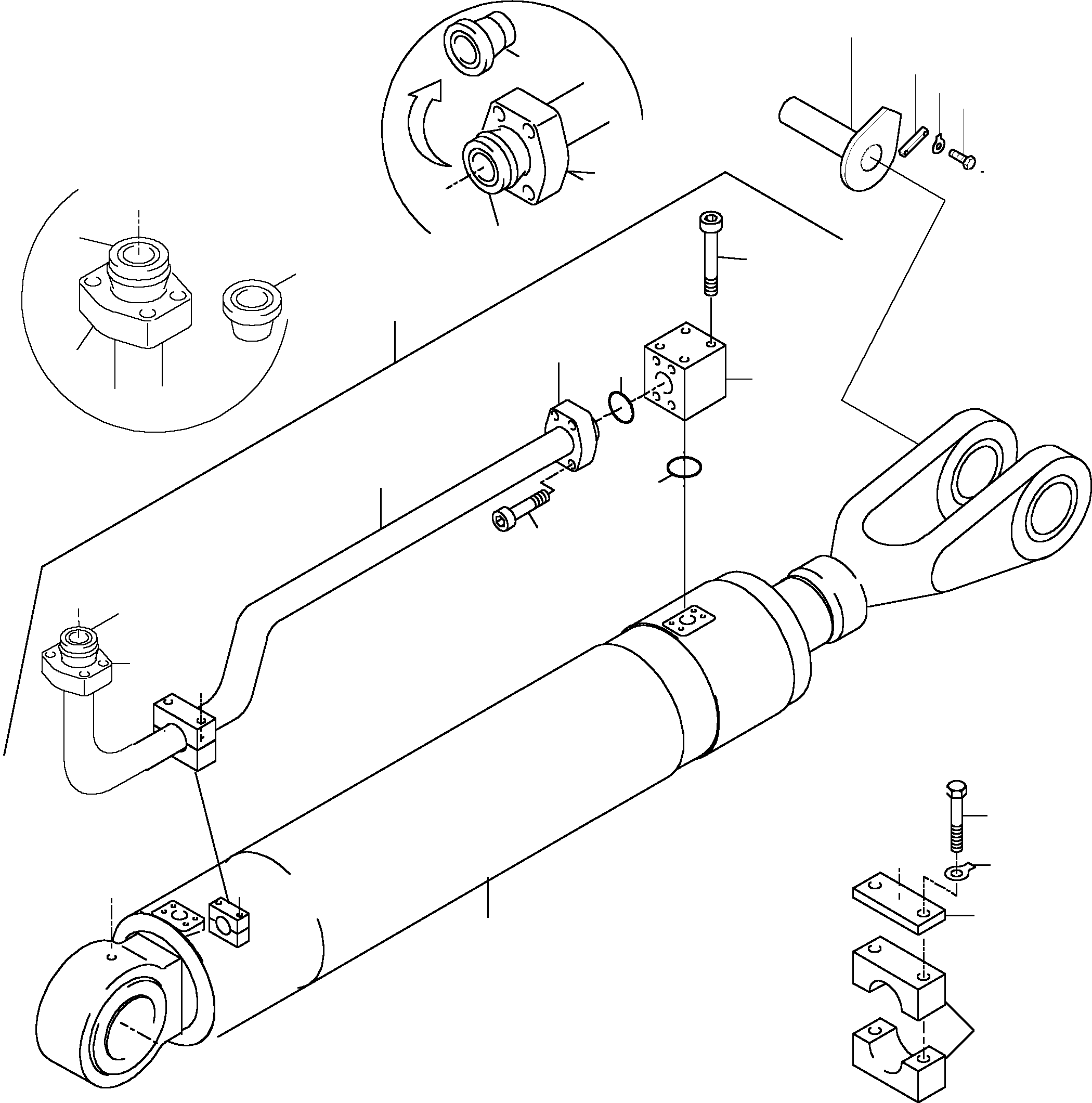 Труба в сборе ø 65 795 339 73 KOMATSU
