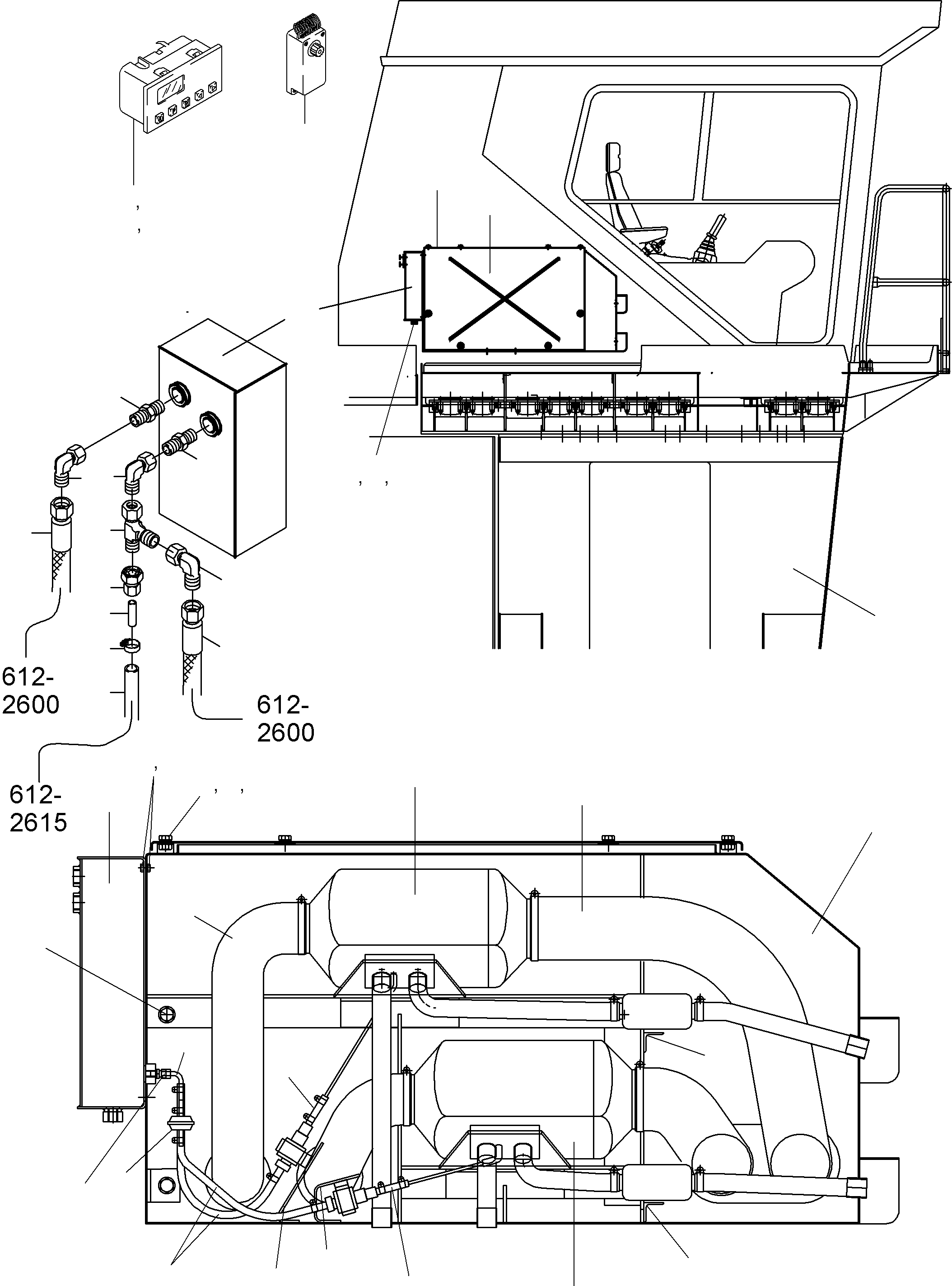 Pipe assy. Ø 6 882 573 40 KOMATSU