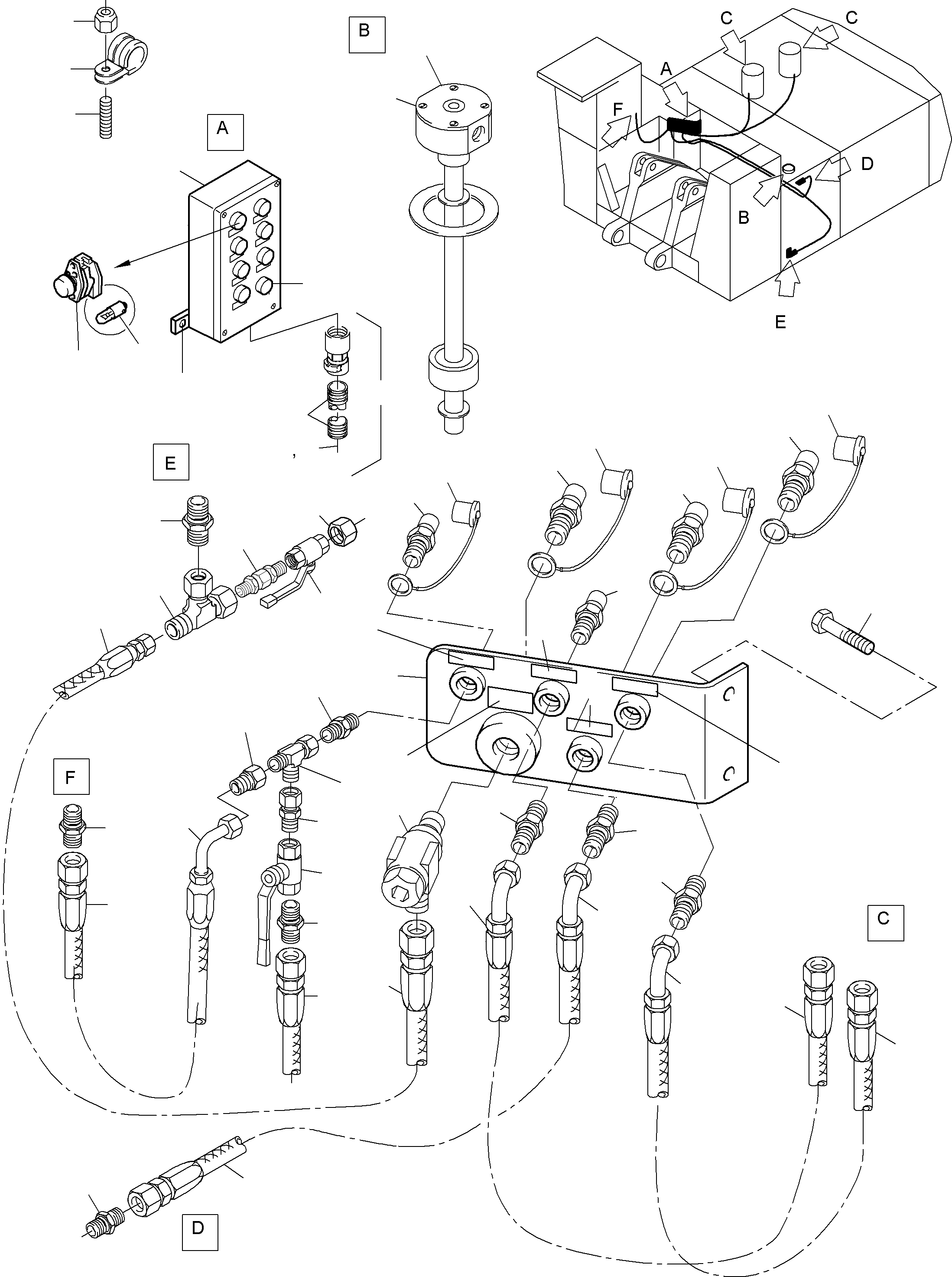 Шланг в сборе 932 841 40 KOMATSU