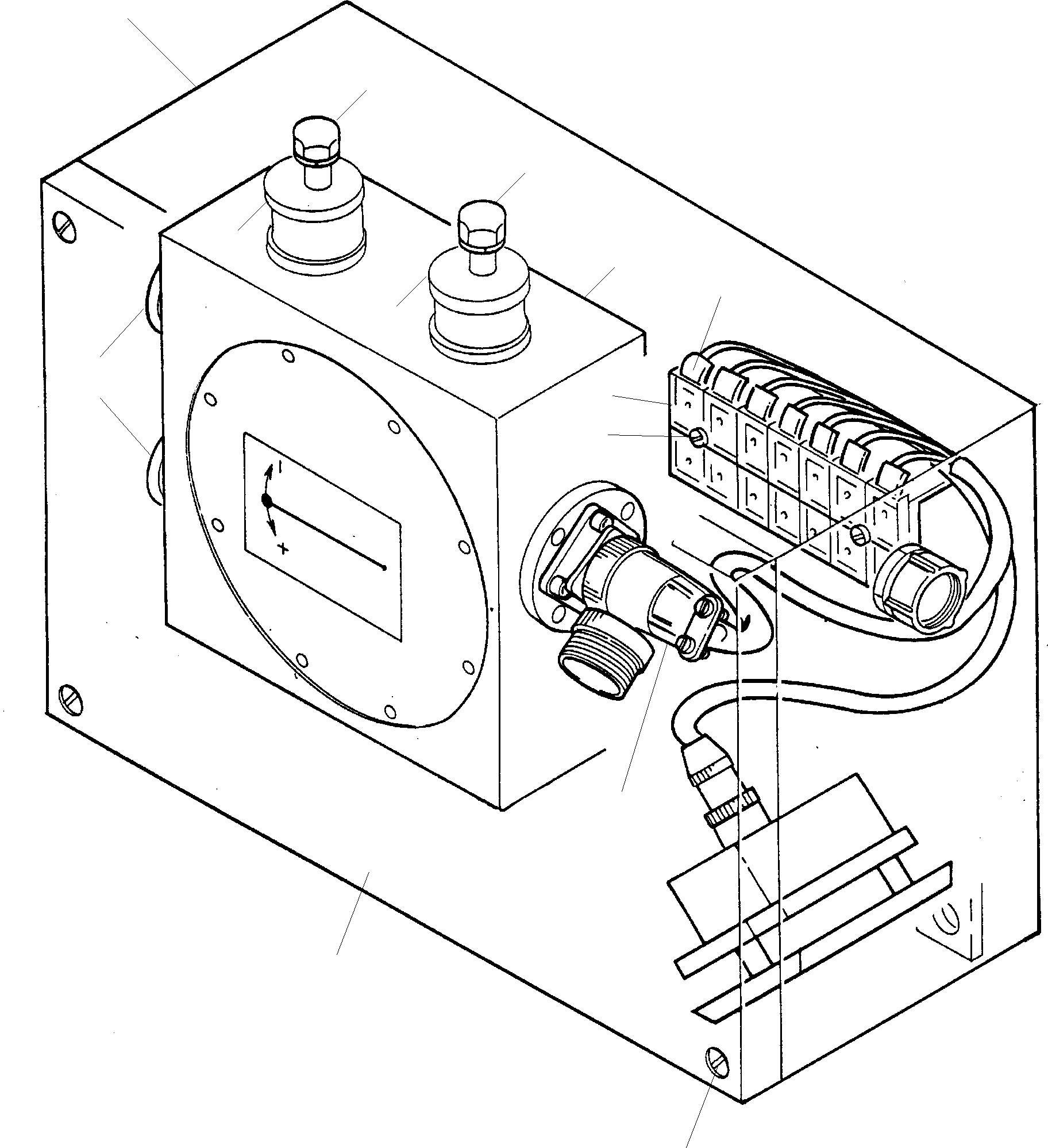 Transmitter housing assy. 946 912 40 KOMATSU
