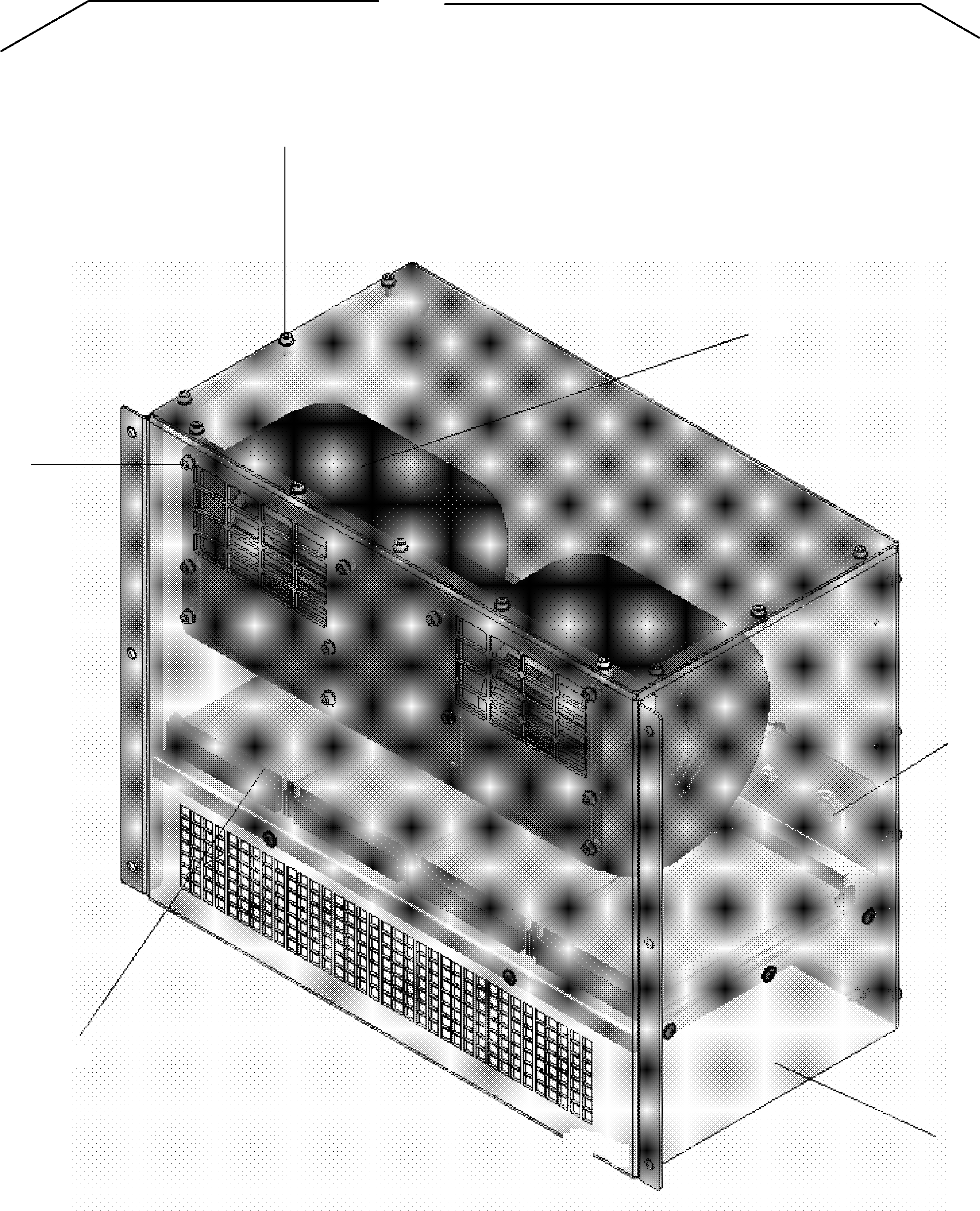 Heater assy. 944 708 40 KOMATSU