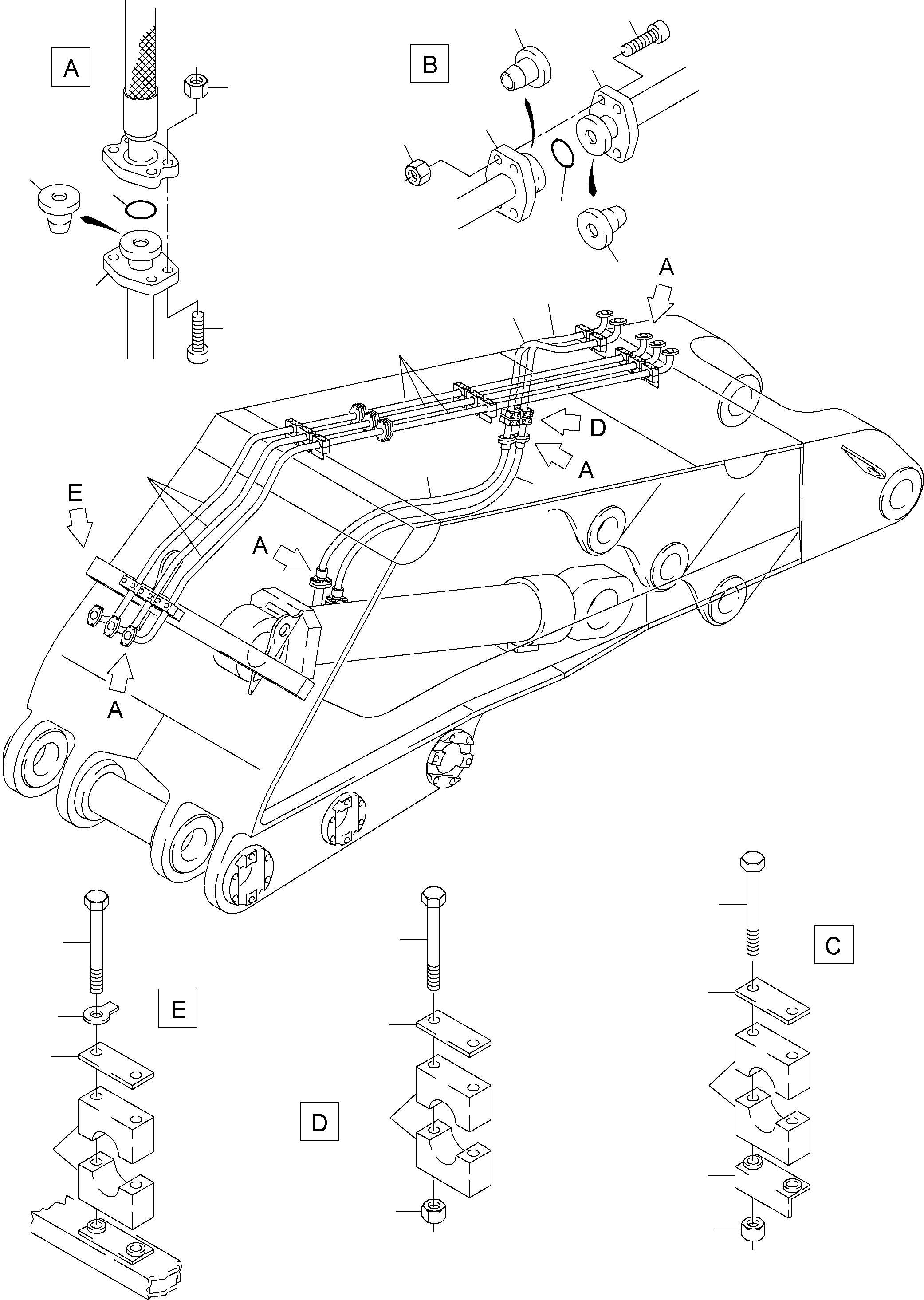 Шланг в сборе 940 396 40 KOMATSU