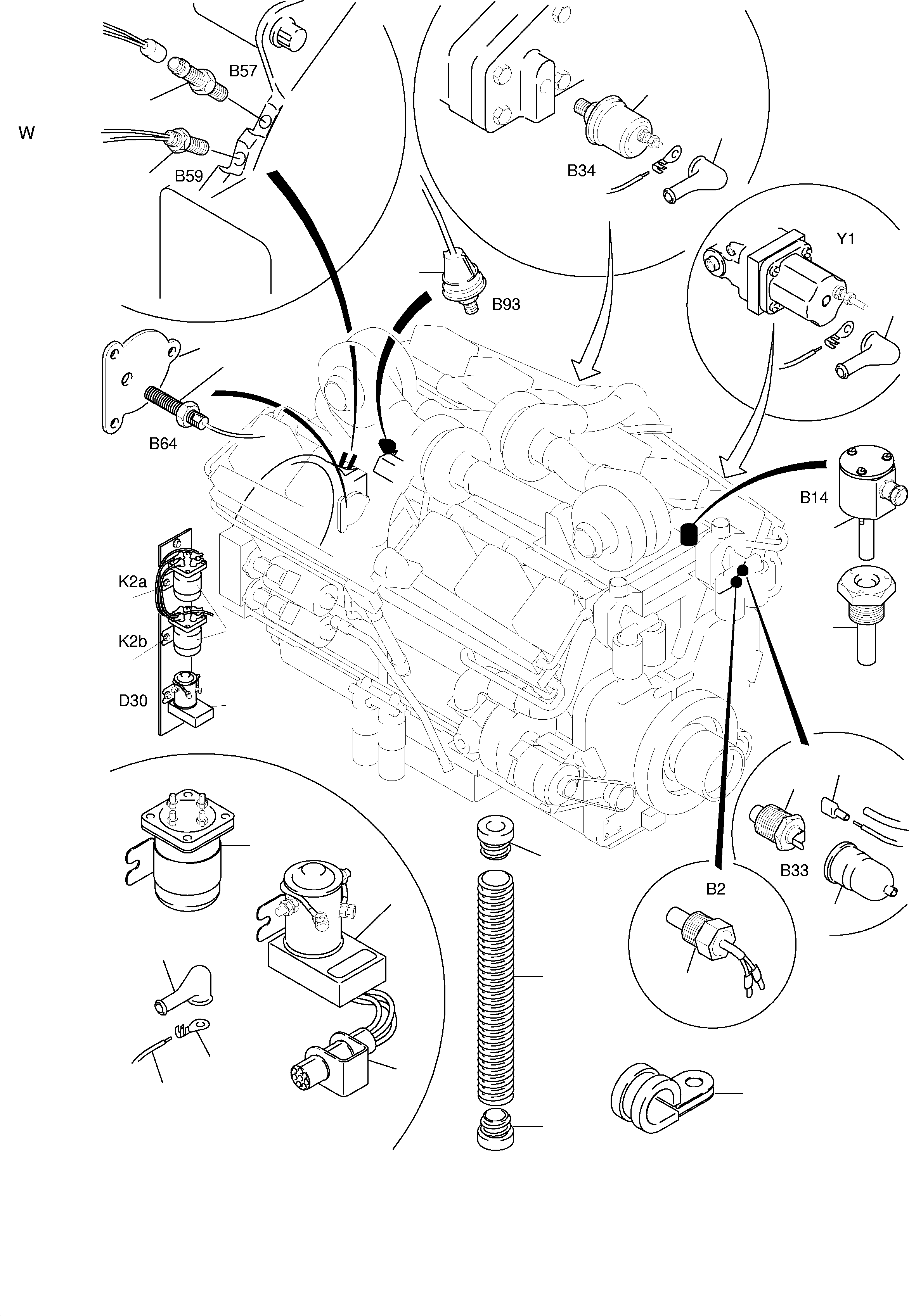 Pressure switch 0.17 bar 766 501 73 KOMATSU