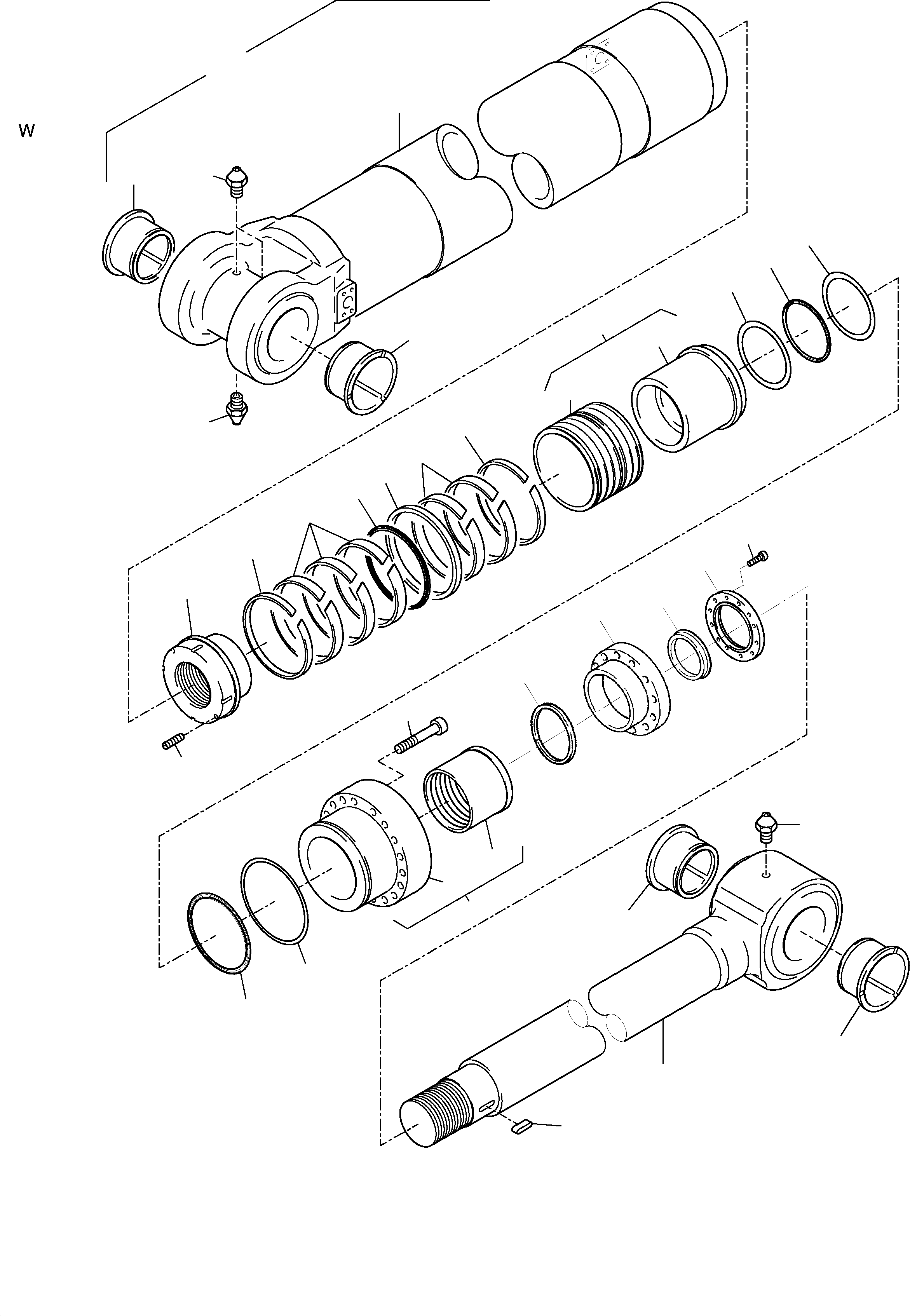 Комплект уплотнений 440 710 98 KOMATSU