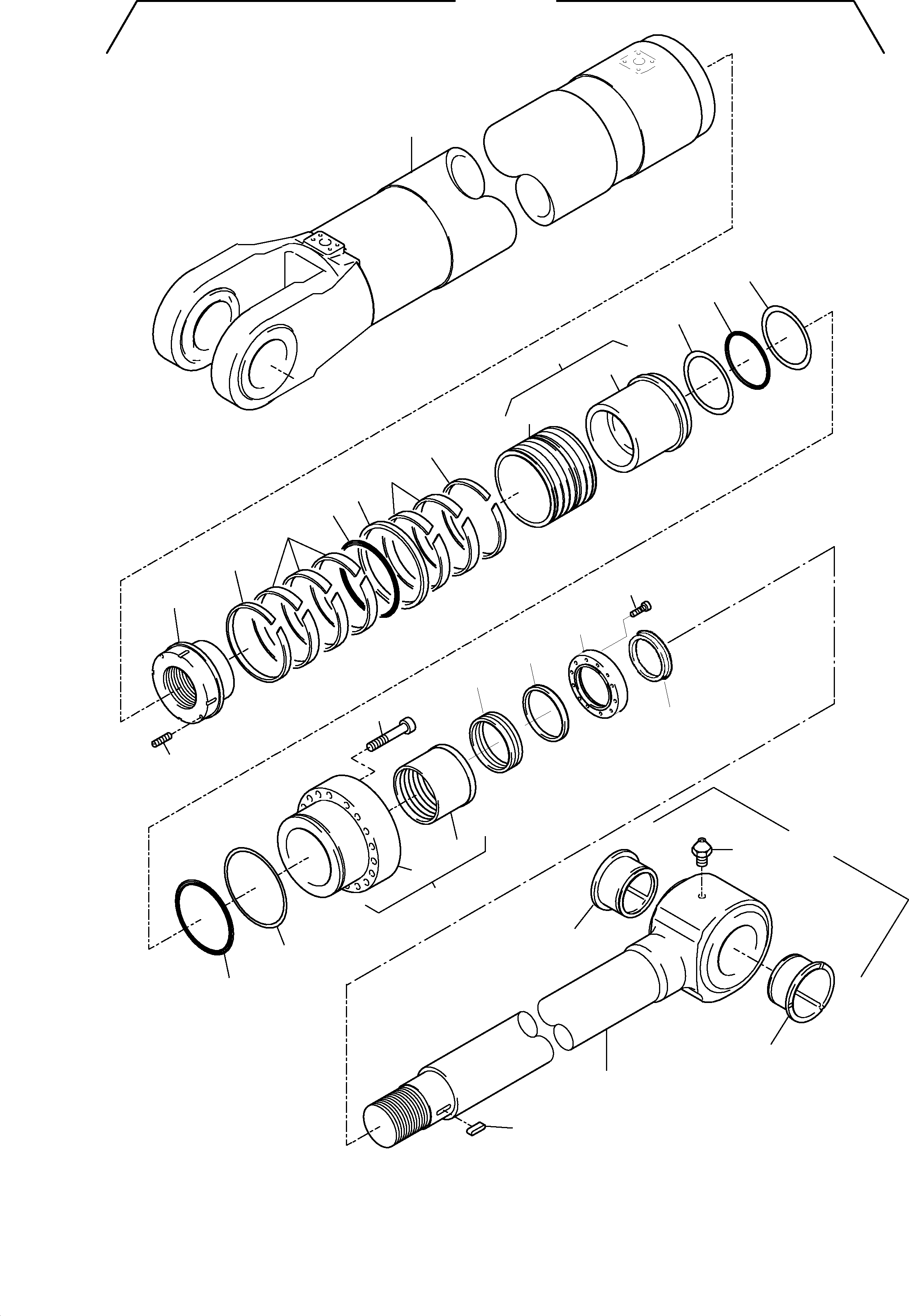 Комплект уплотнений 655 775 40 KOMATSU