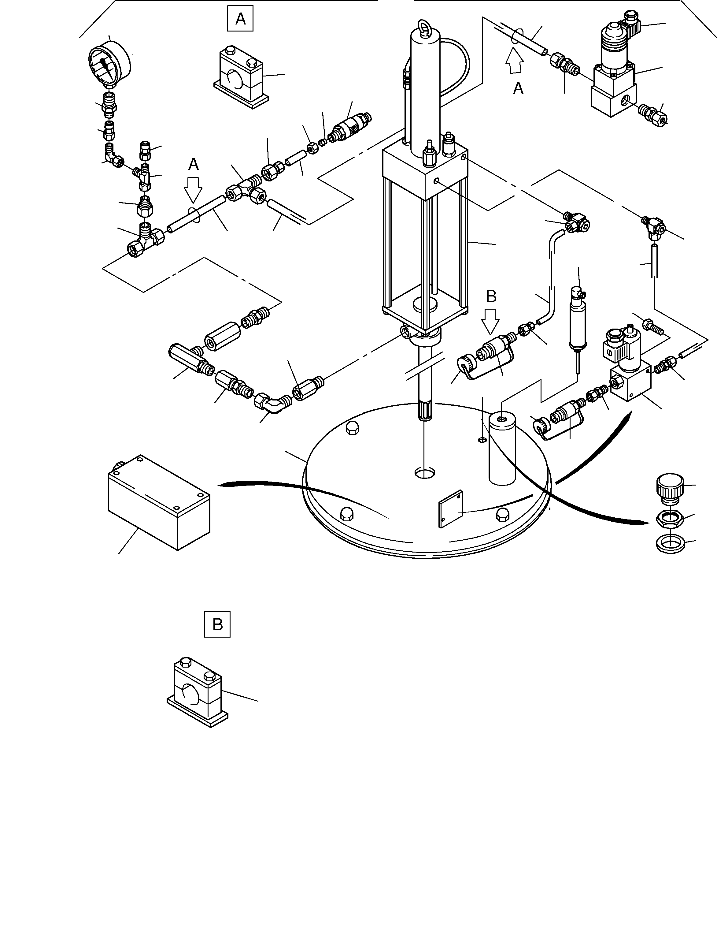 Lube pump station 906 010 40 KOMATSU