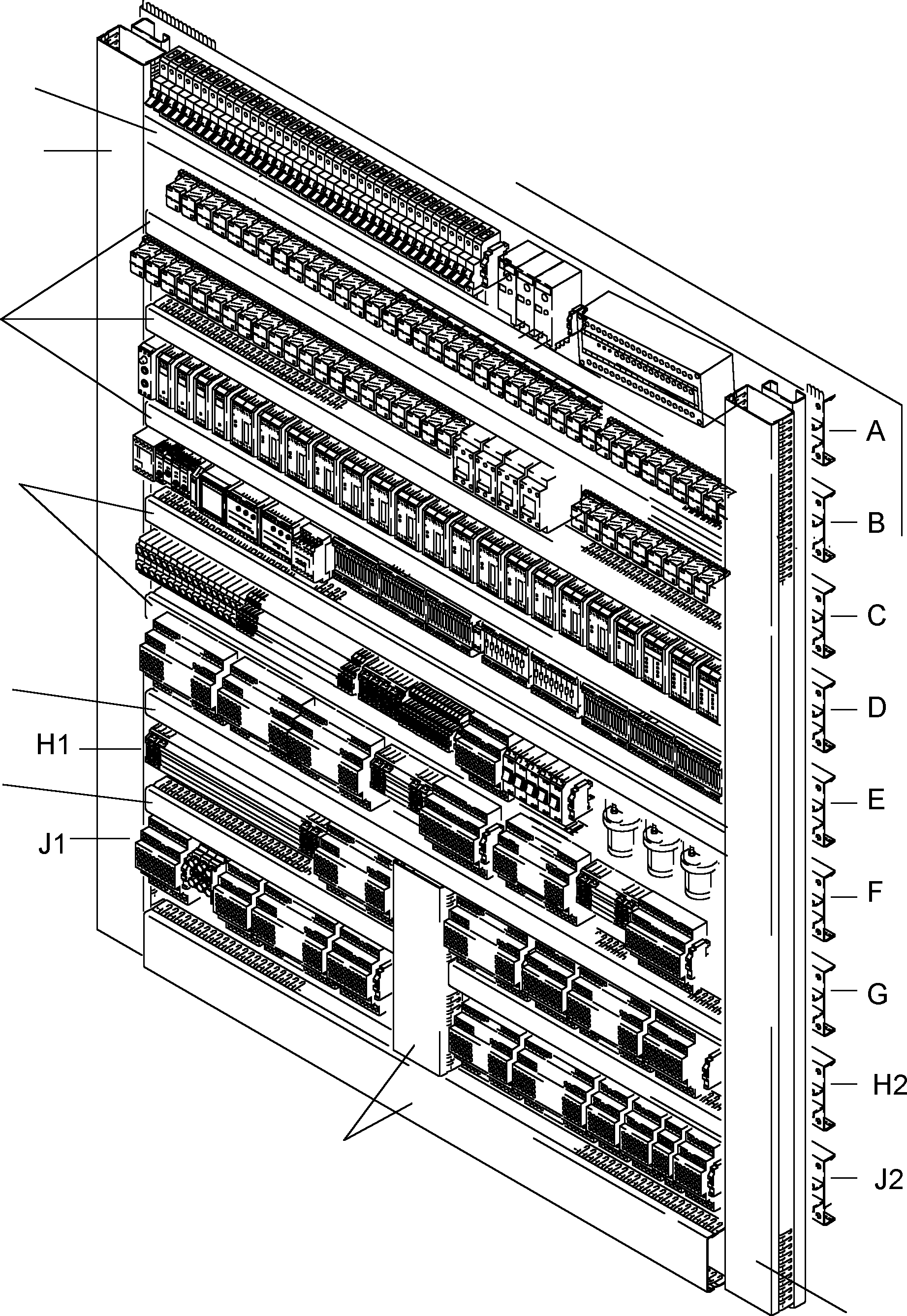 Switch framing 917 372 40 KOMATSU