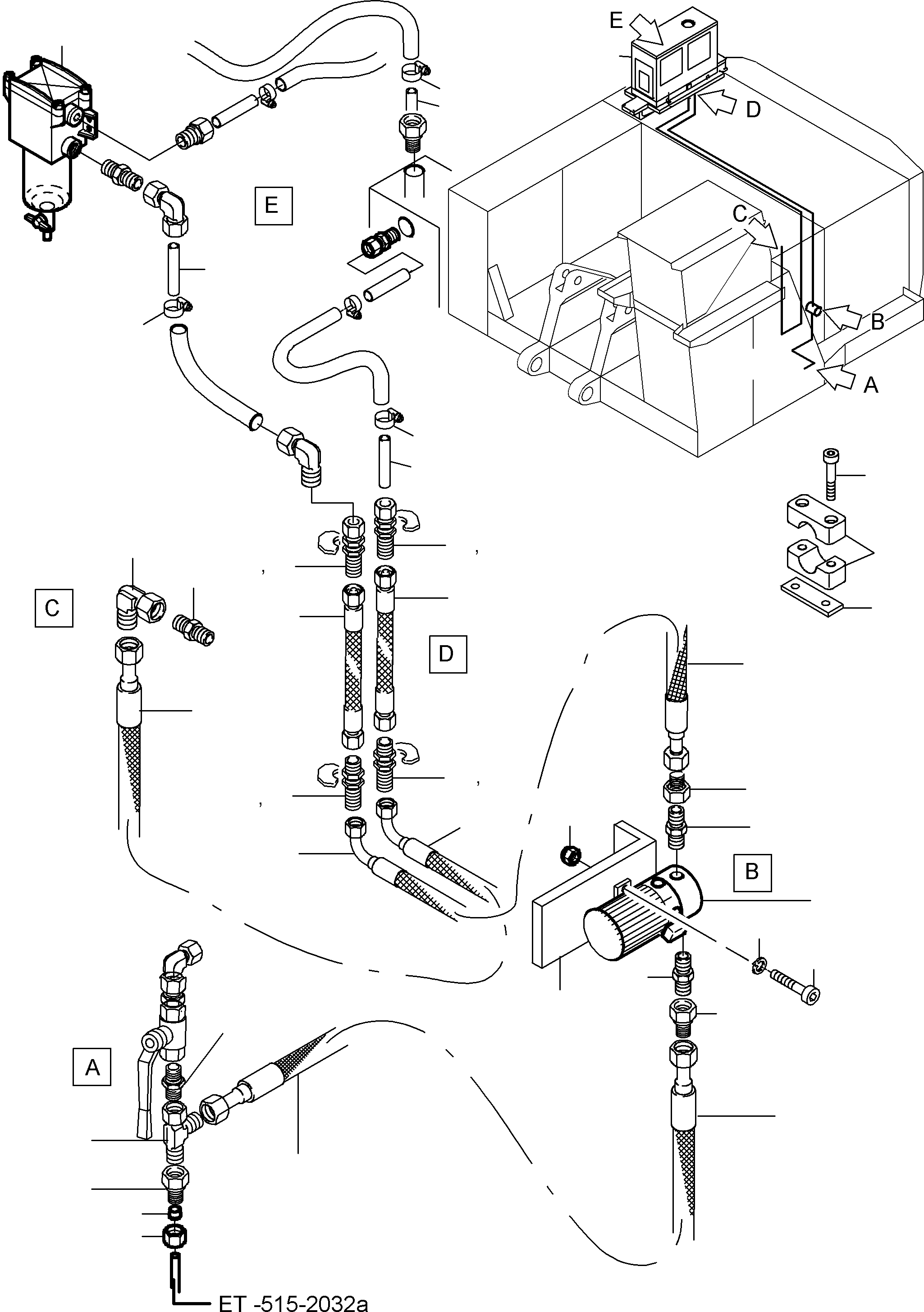 Pump unit 794 026 73 KOMATSU
