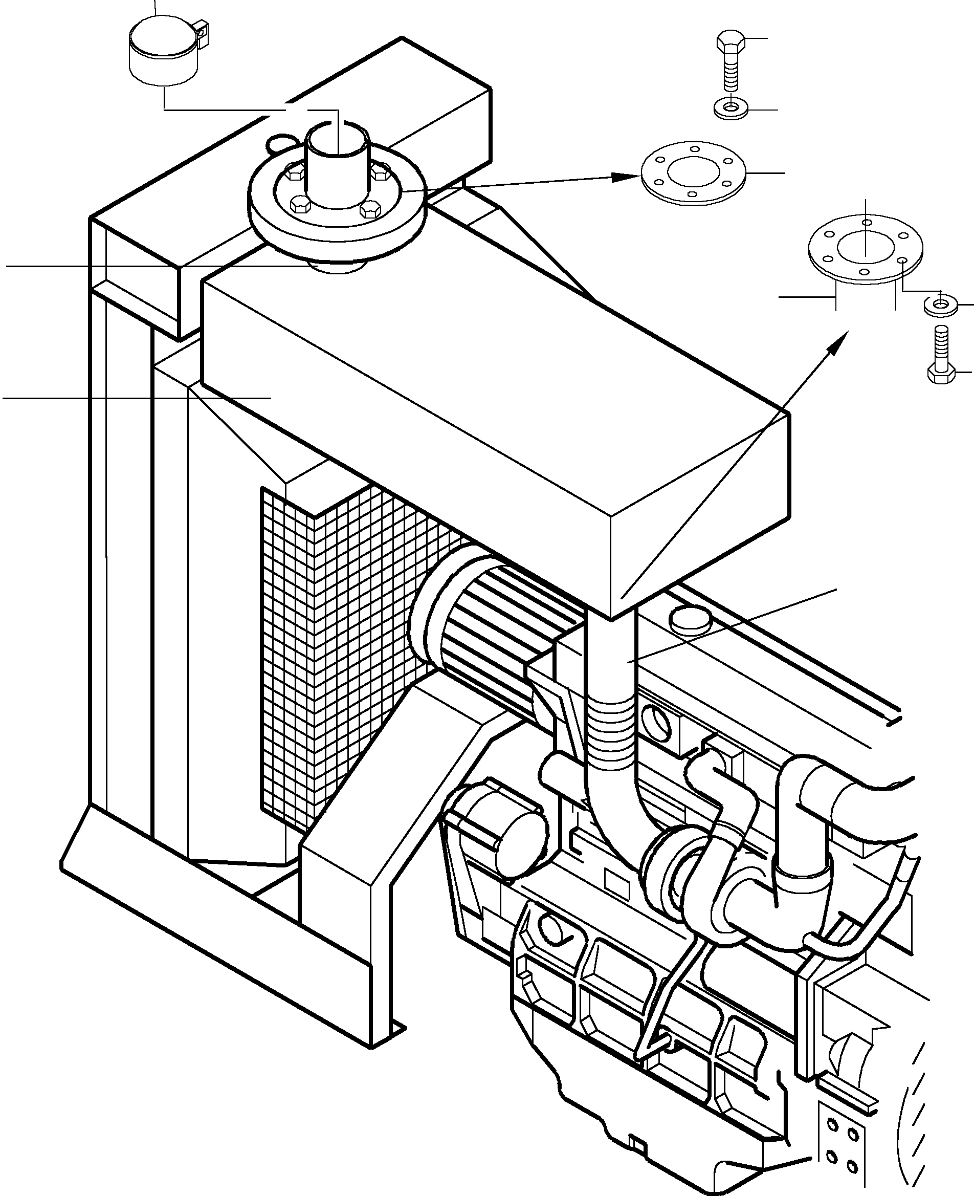 Глушитель 792 667 73 KOMATSU