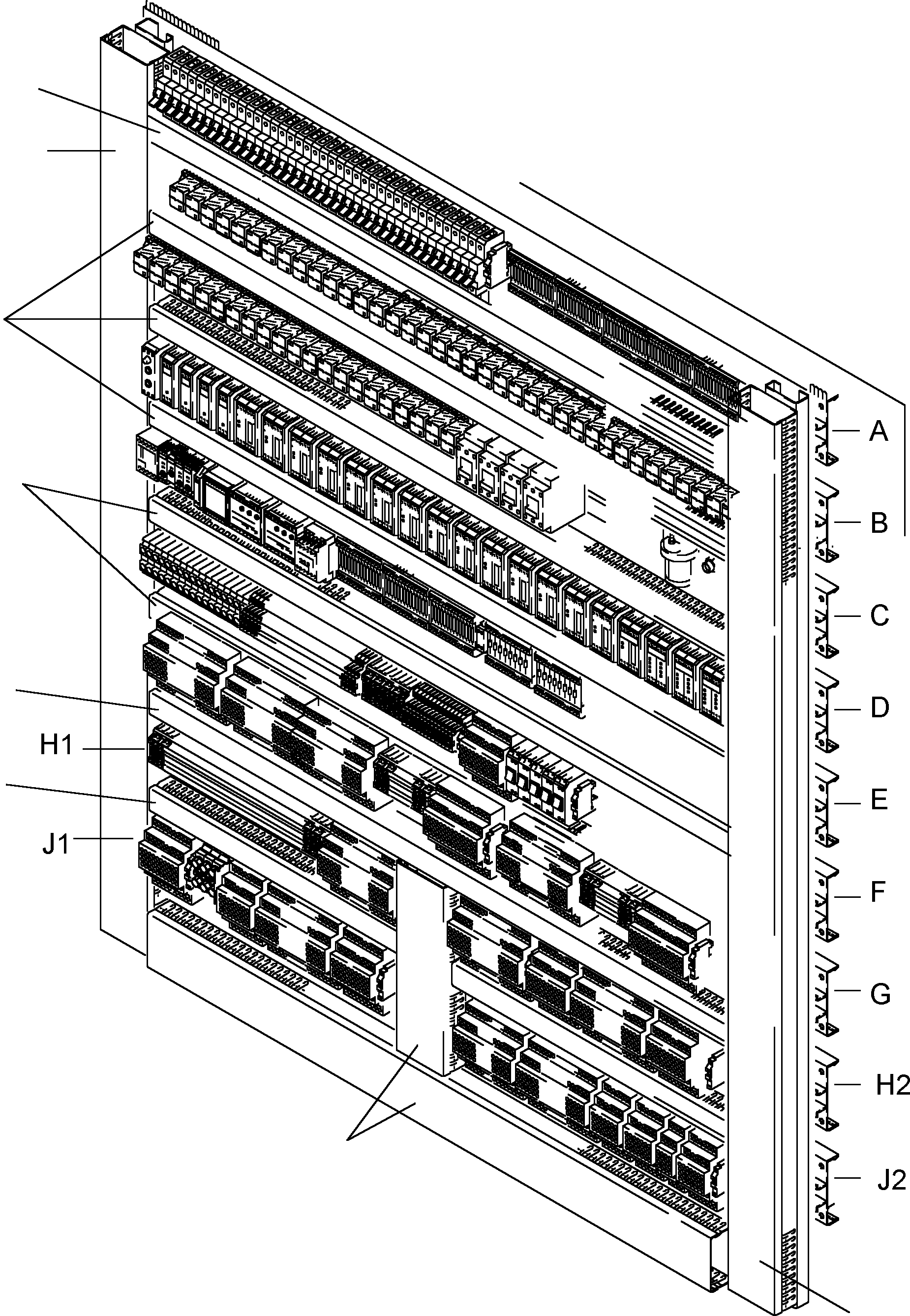 Switch framing 917 332 40 KOMATSU