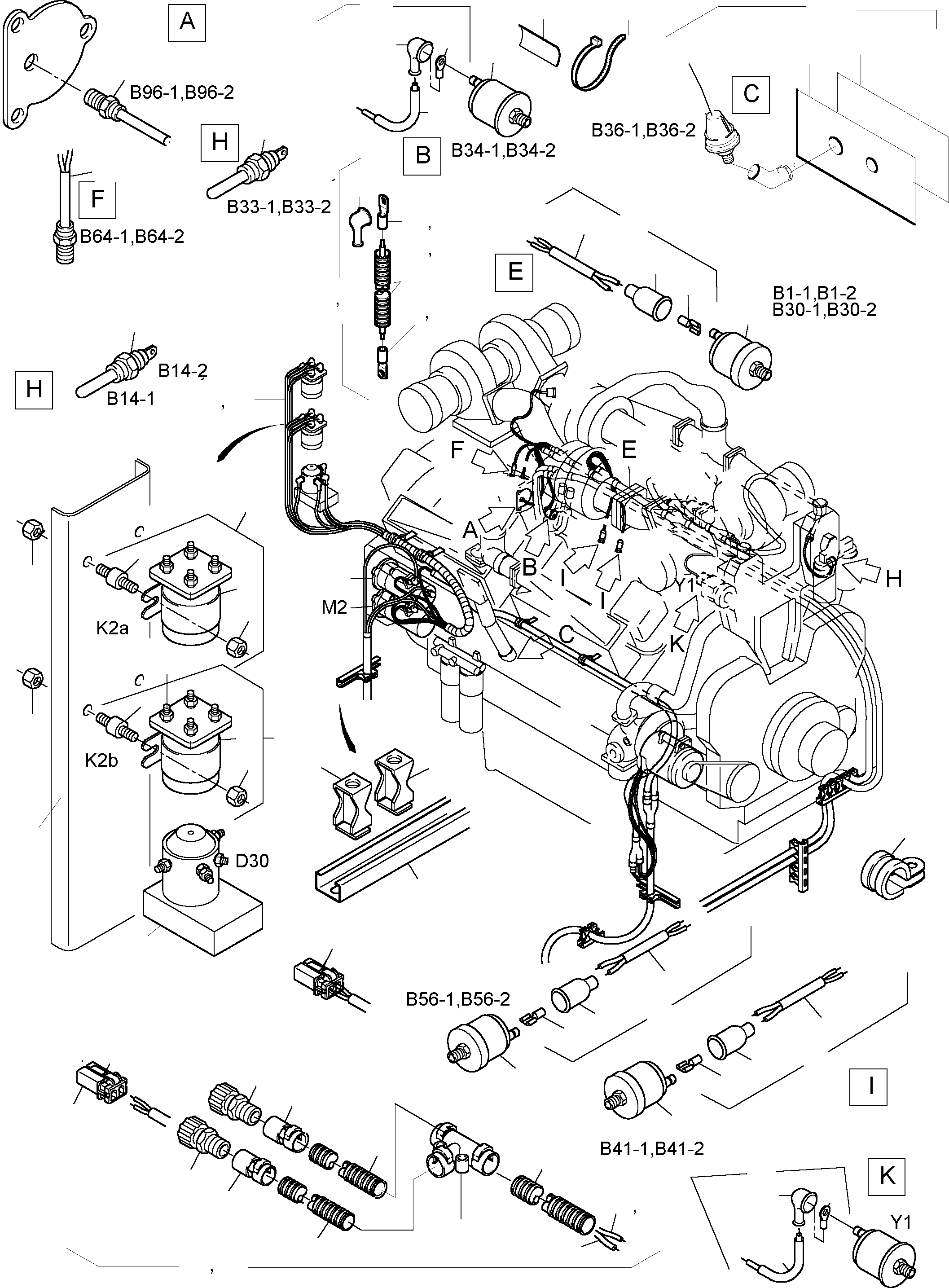 Pressure switch (cooling water) 907 437 40 KOMATSU