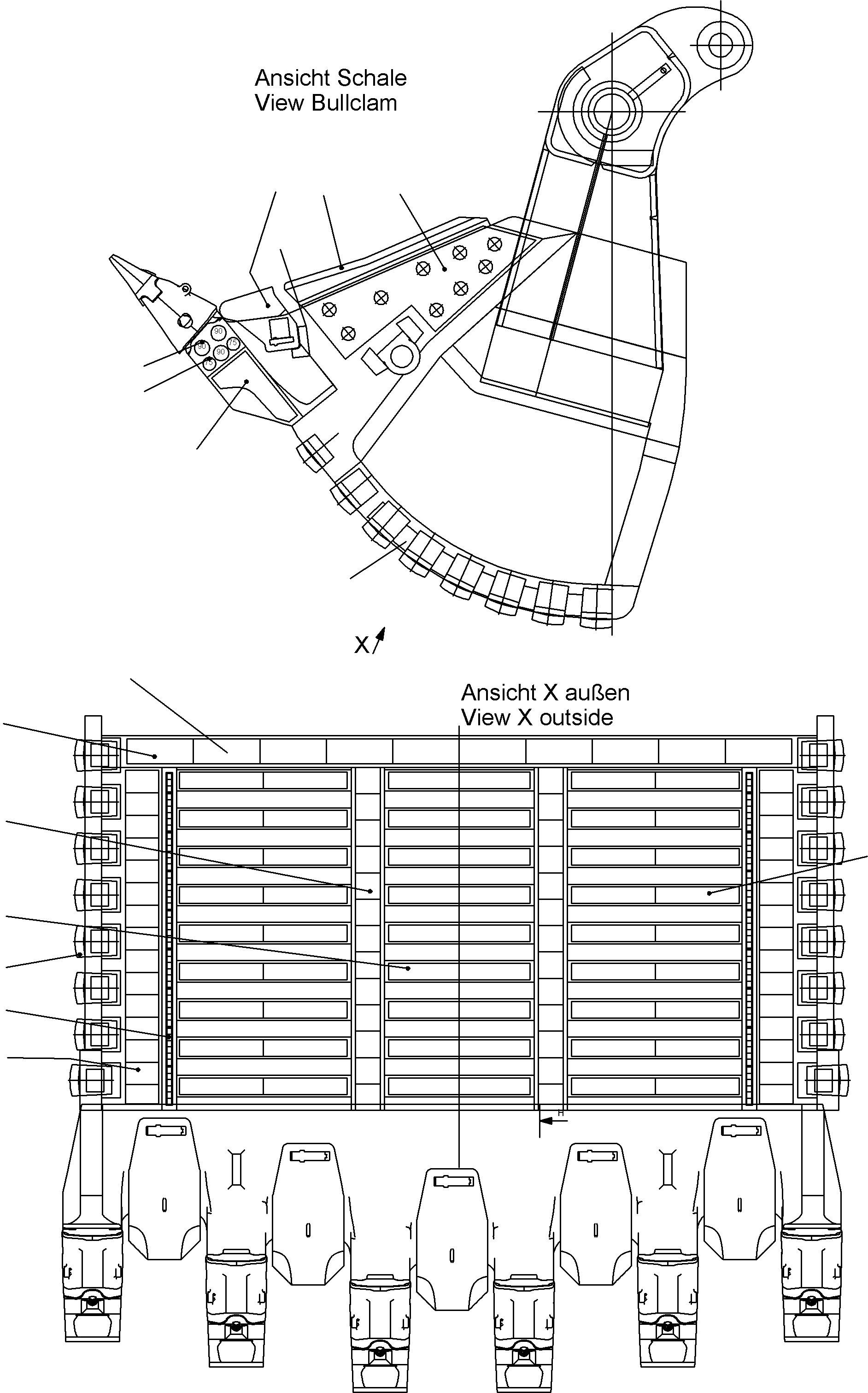 Wear plate outside 936 494 40 KOMATSU