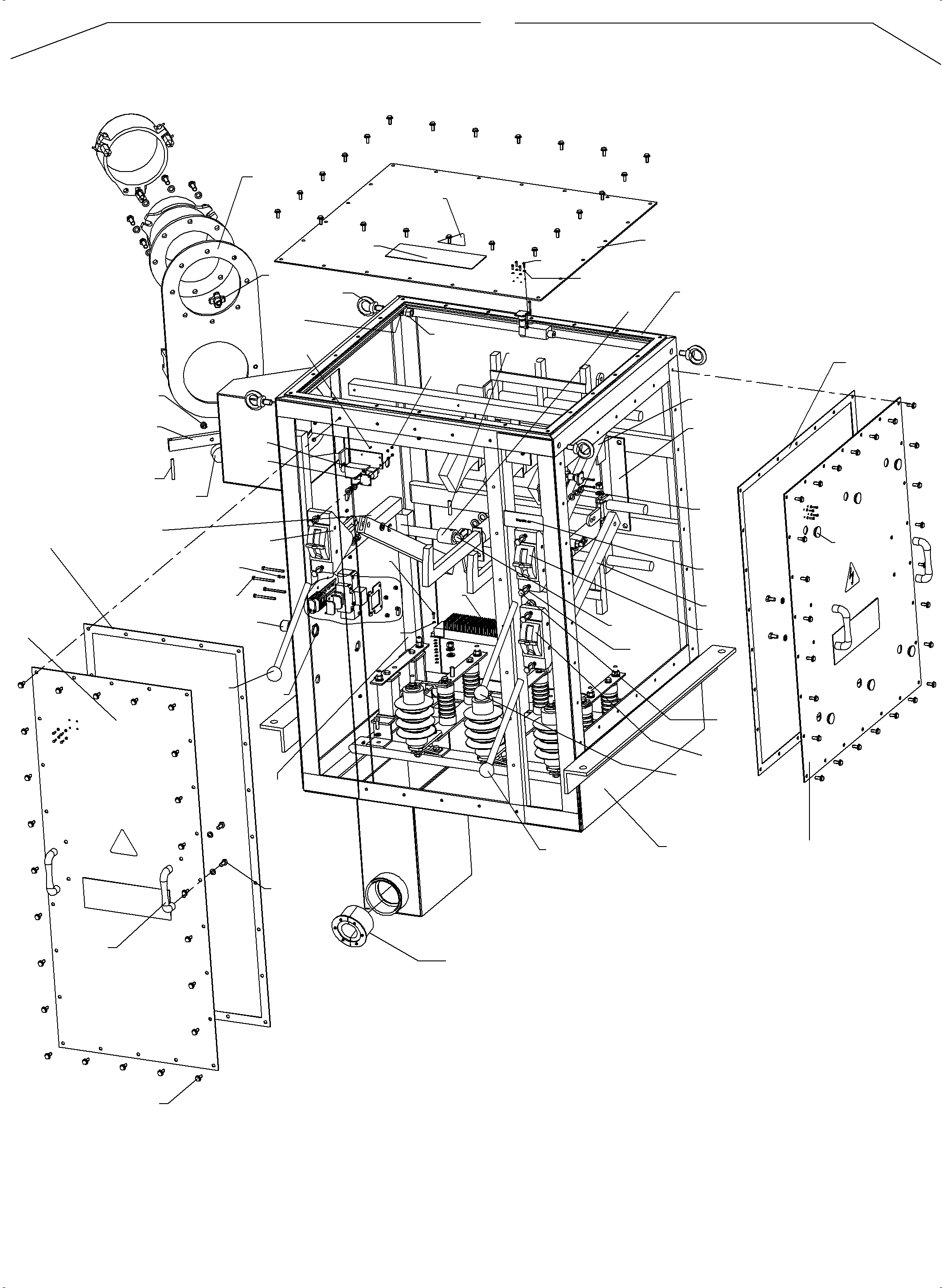 Connection box with overvoltage protection assy. 943 285 40 KOMATSU