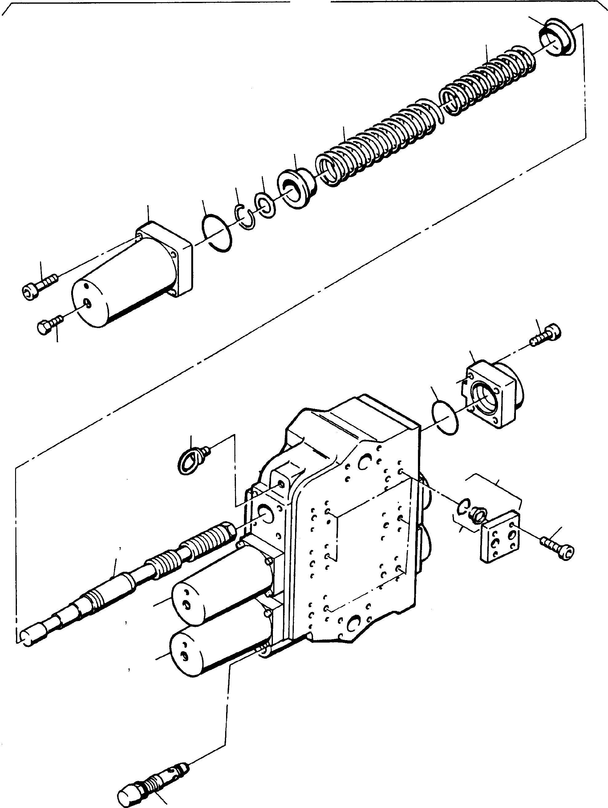 Control block assy. 560 139 40 KOMATSU