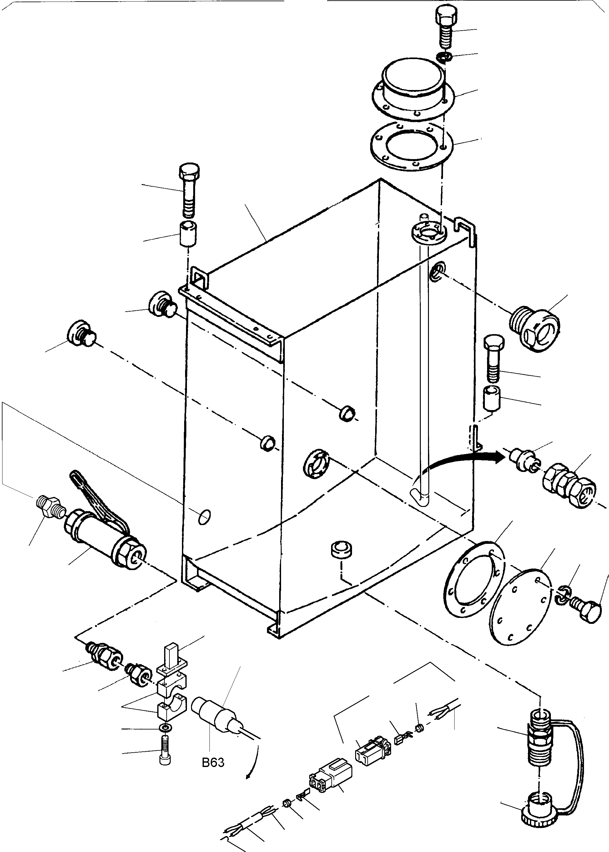 Spout 006 352 73 KOMATSU