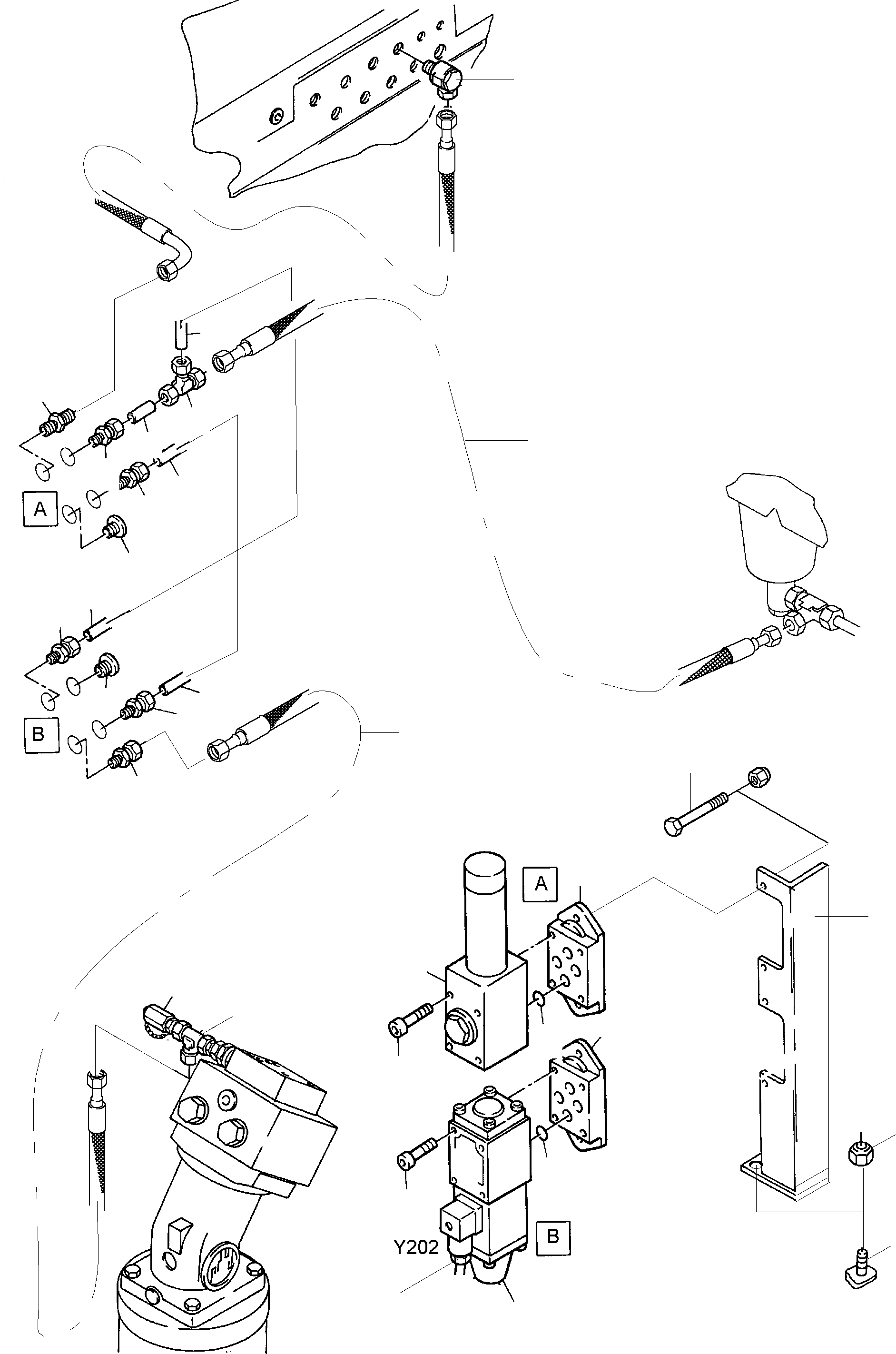 Фиксатор 915 054 40 KOMATSU