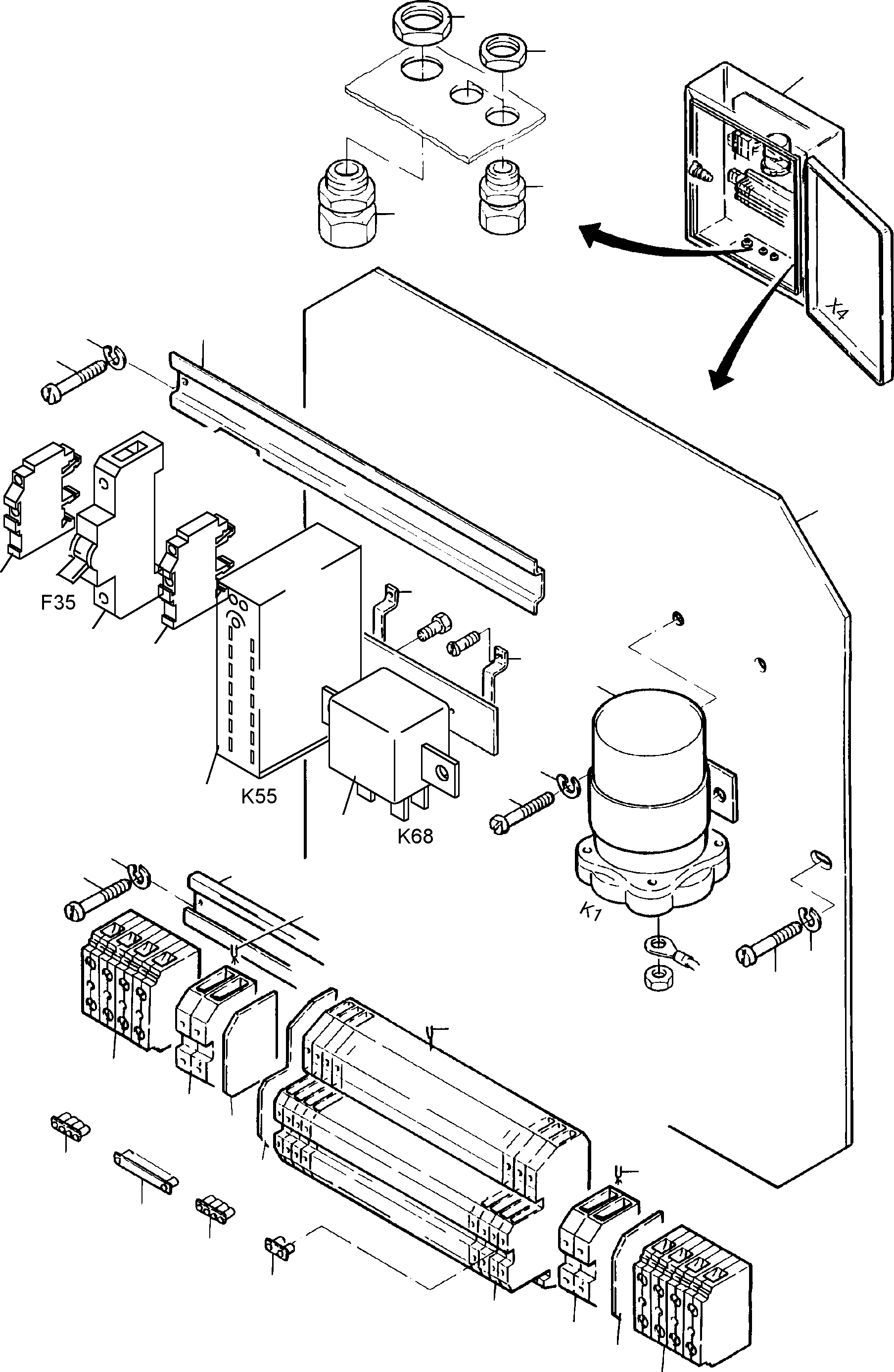 Монтажная пластина 769 341 73 KOMATSU