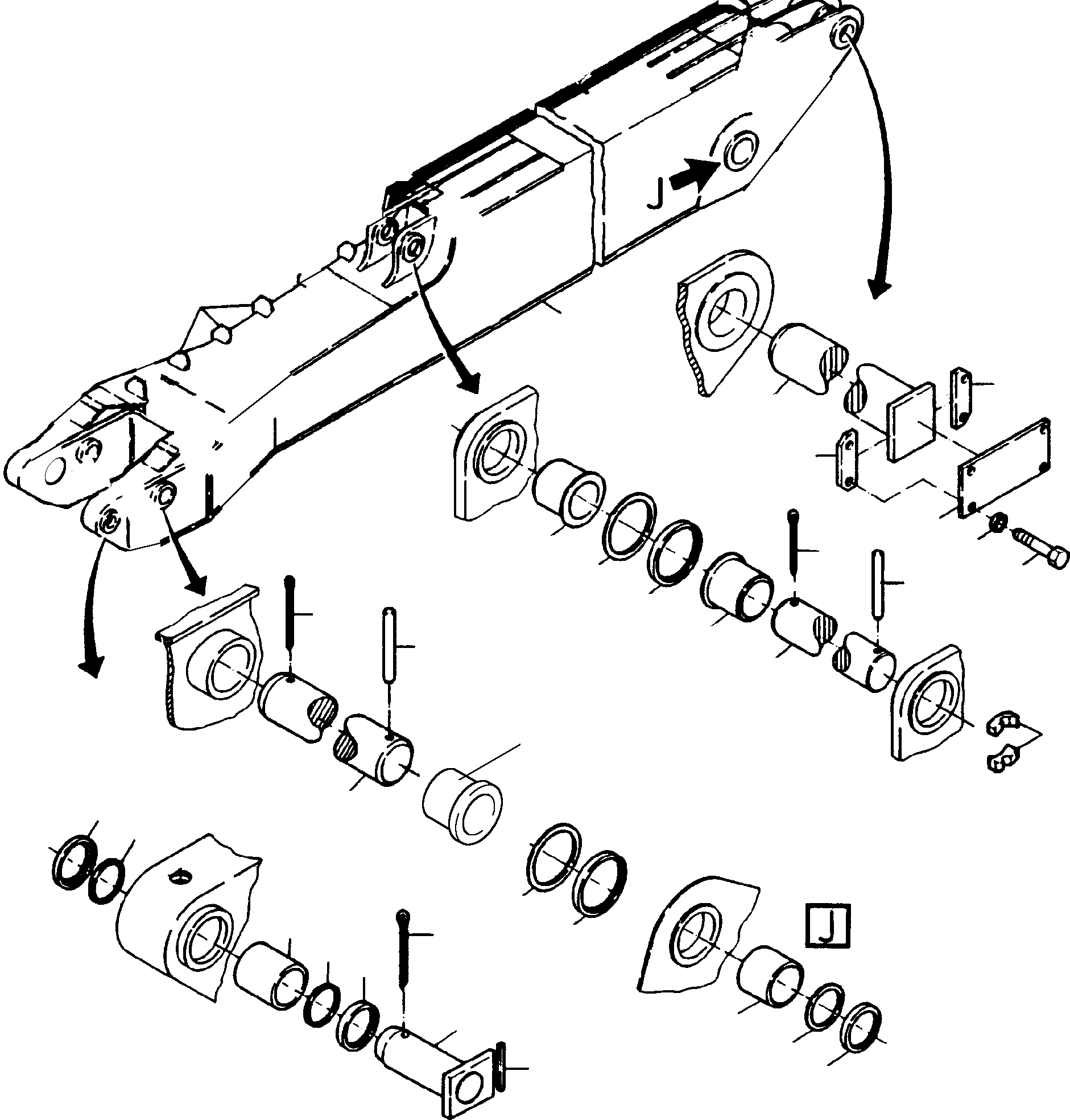 Палец 577 139 40 KOMATSU