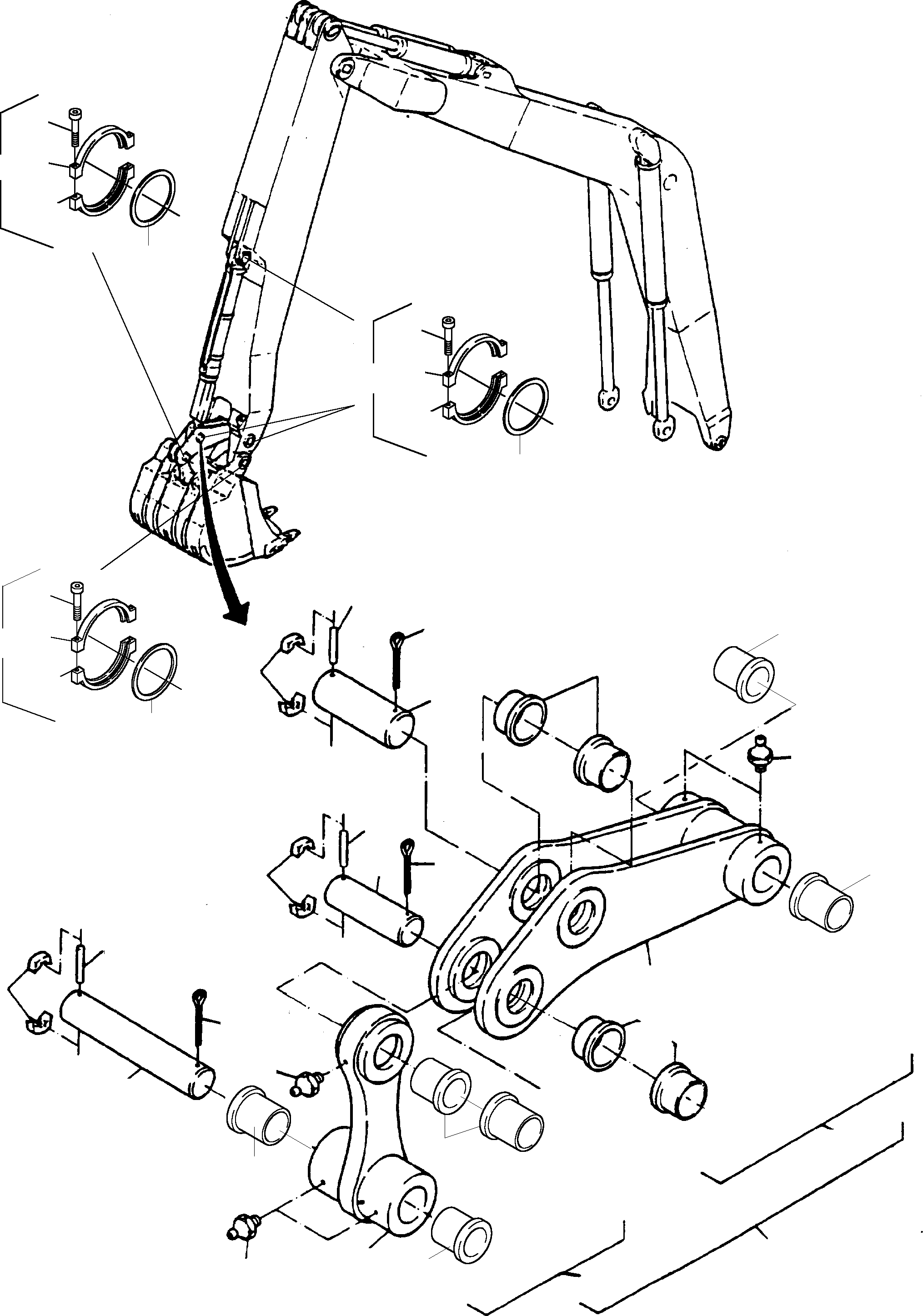 Палец 577 261 40 KOMATSU