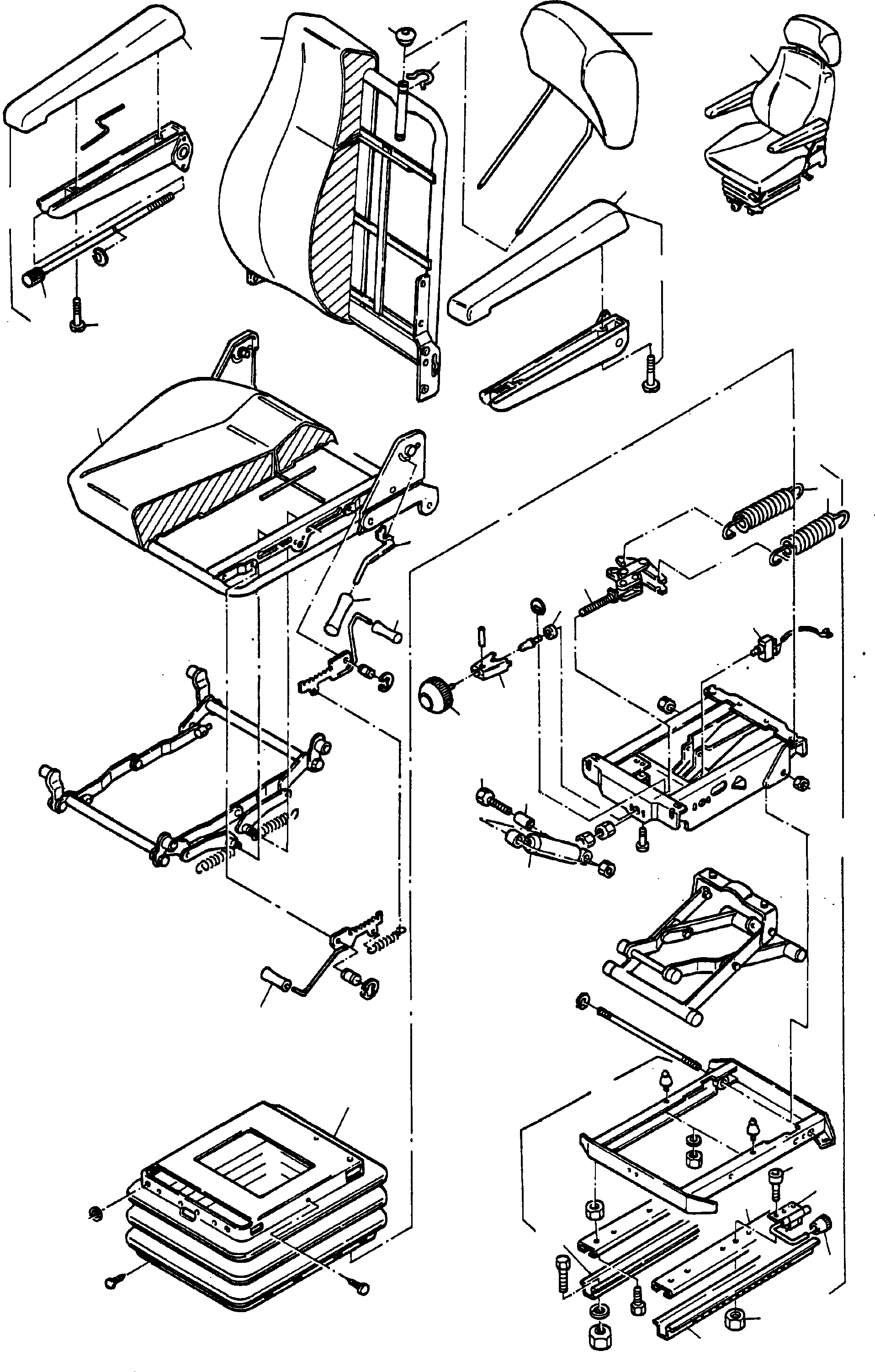 Seat belt with mounting attachment 792 991 73 KOMATSU