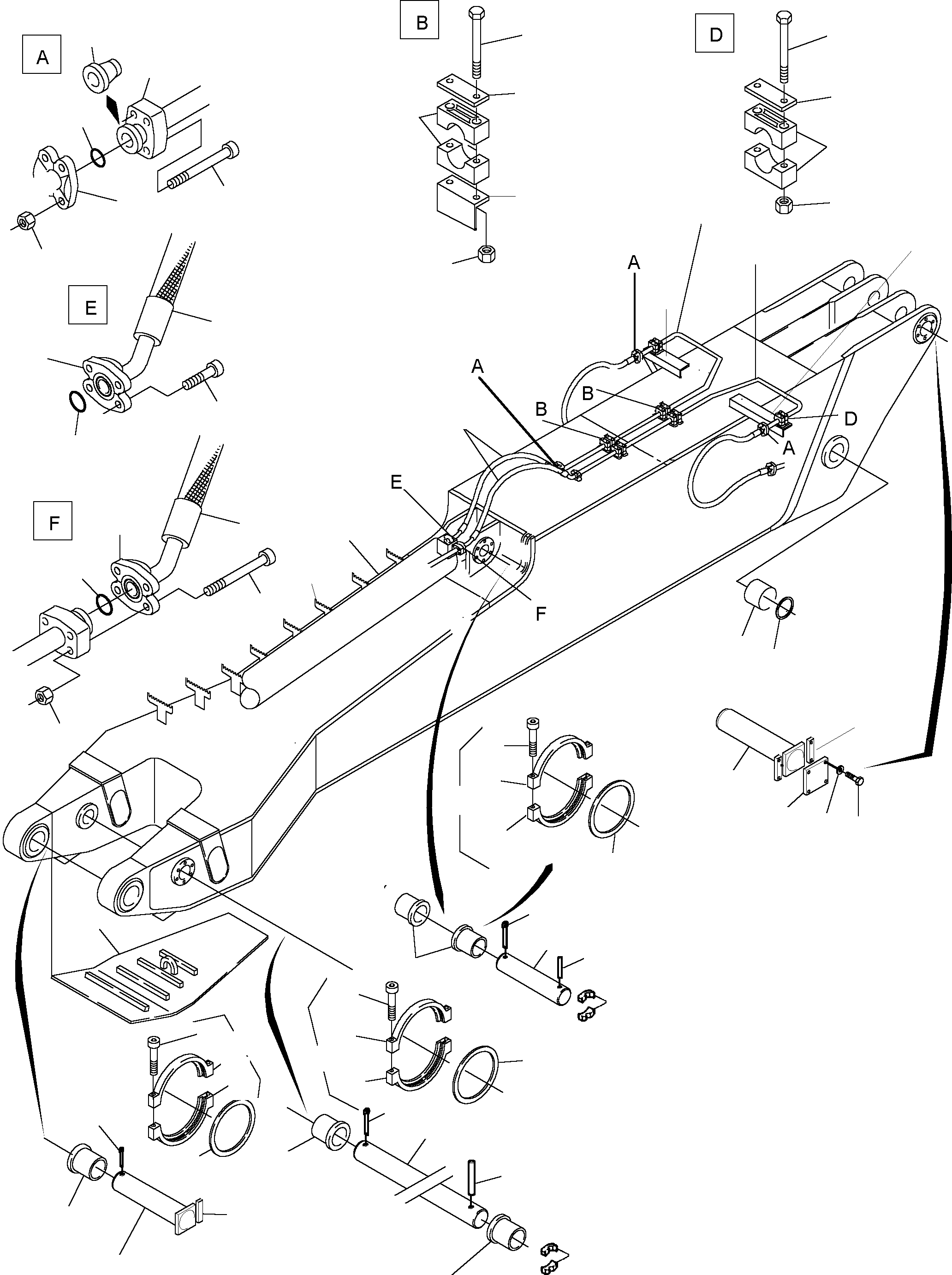 Dipper cover 918 767 40 KOMATSU