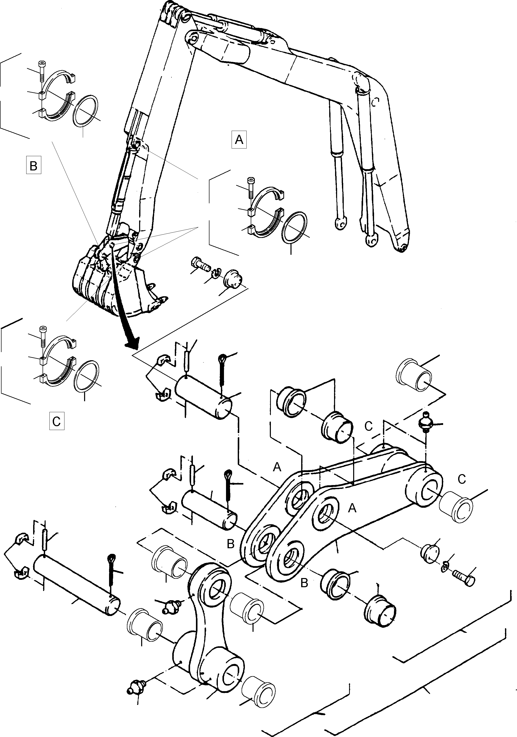 Палец 919 221 40 KOMATSU