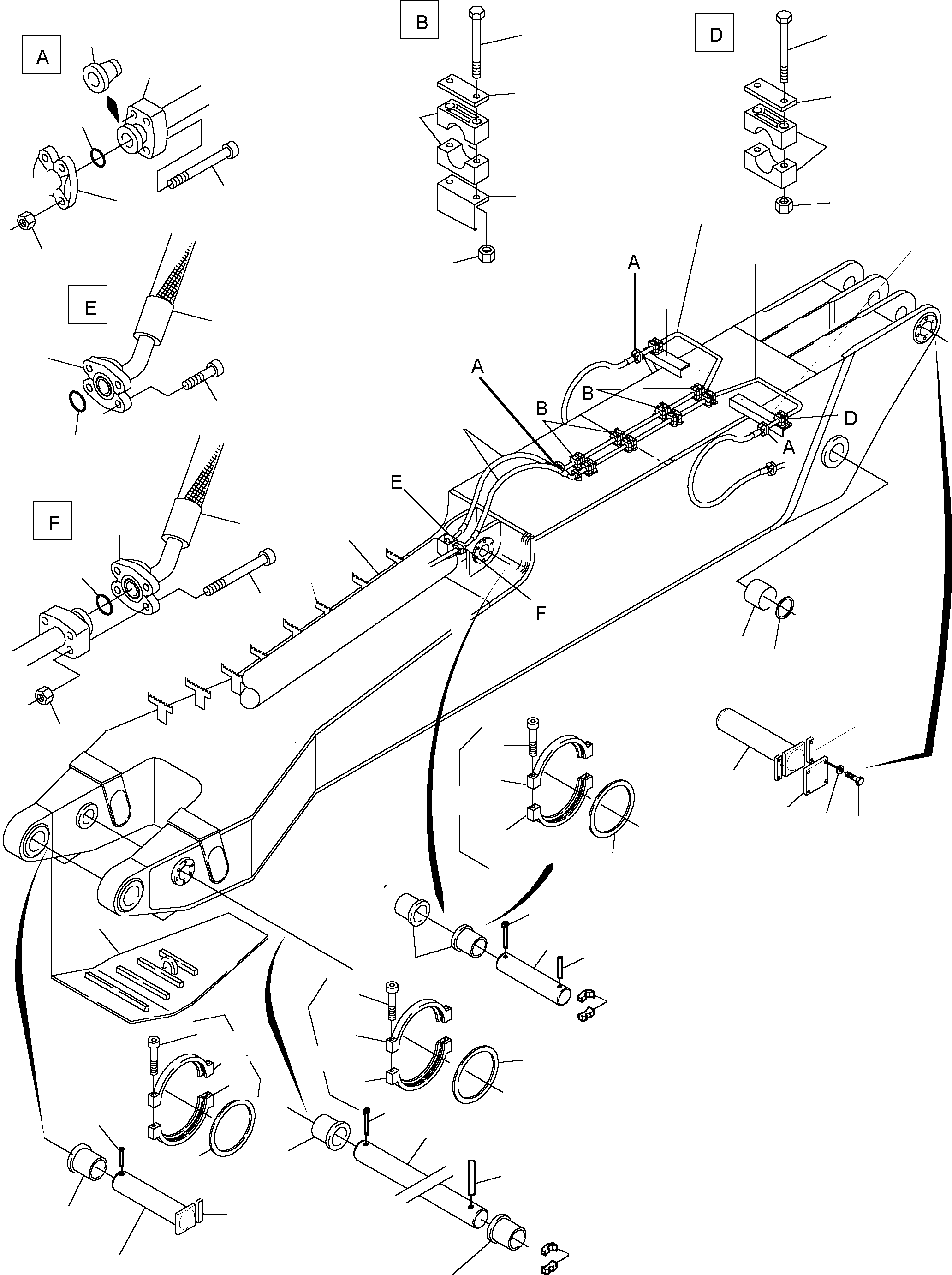 Pipe assy. Ø 38 792 131 73 KOMATSU