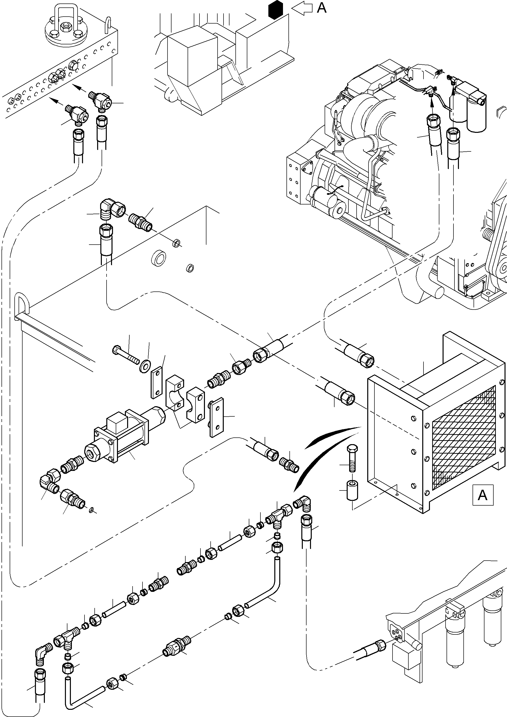 Труба 931 994 40 KOMATSU