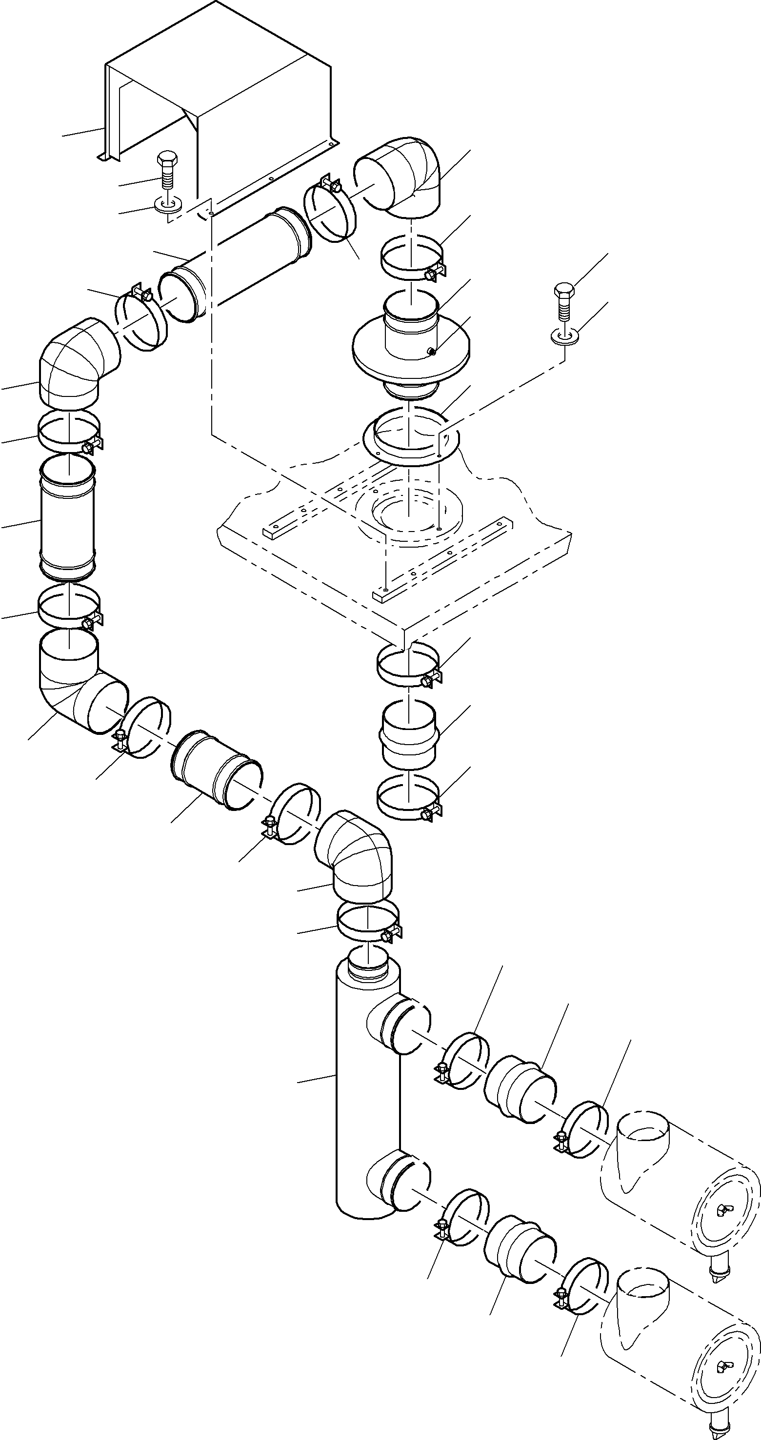 Manifold 90° 256 918 40 KOMATSU