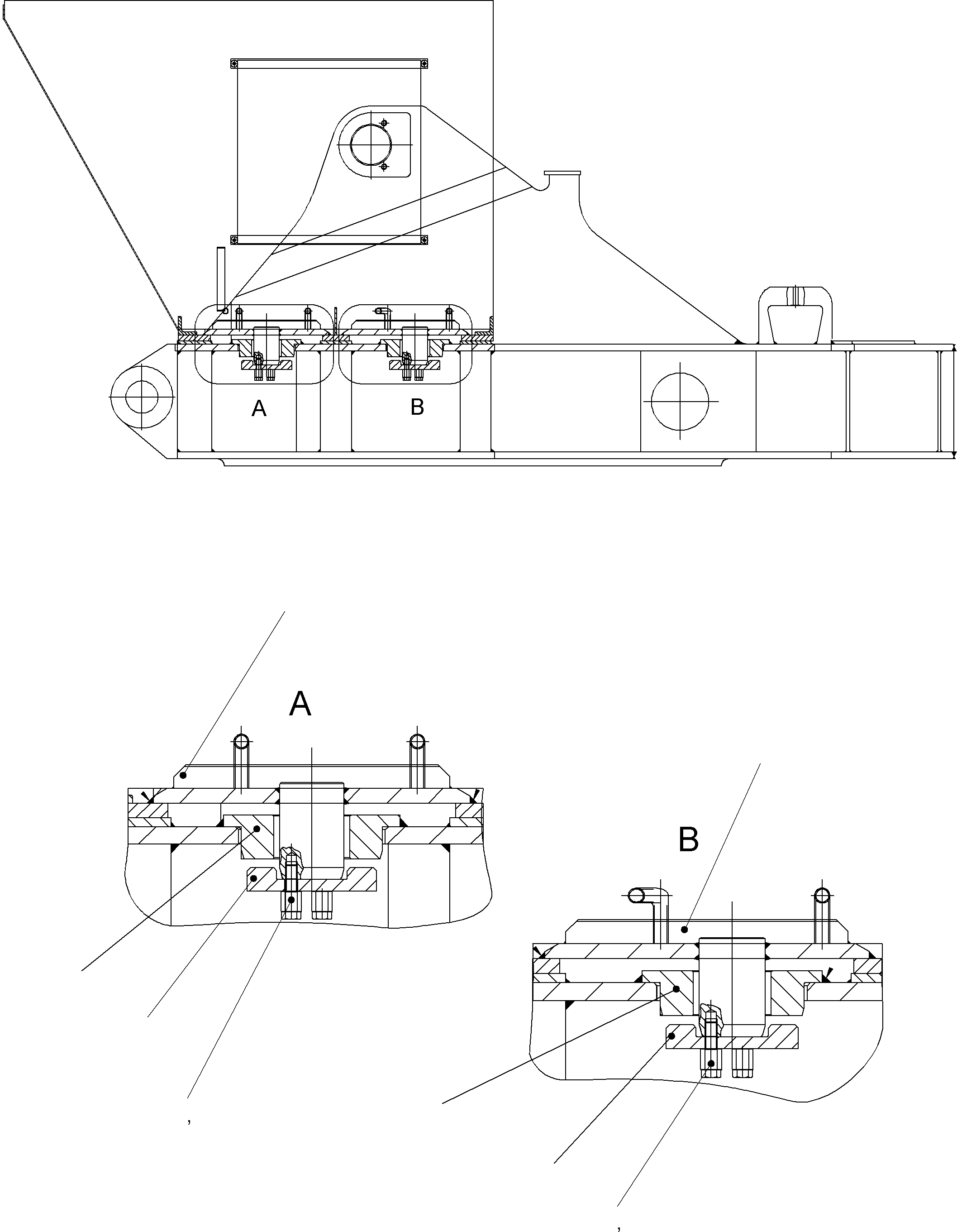 Lock pin 931 976 40 KOMATSU