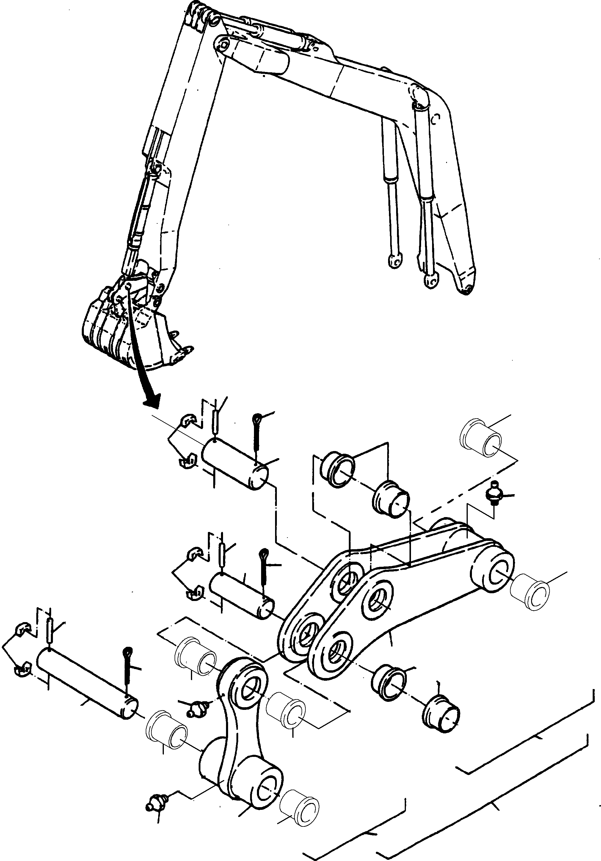 Steering and rod fig-nos: 02-21 930 764 40 KOMATSU