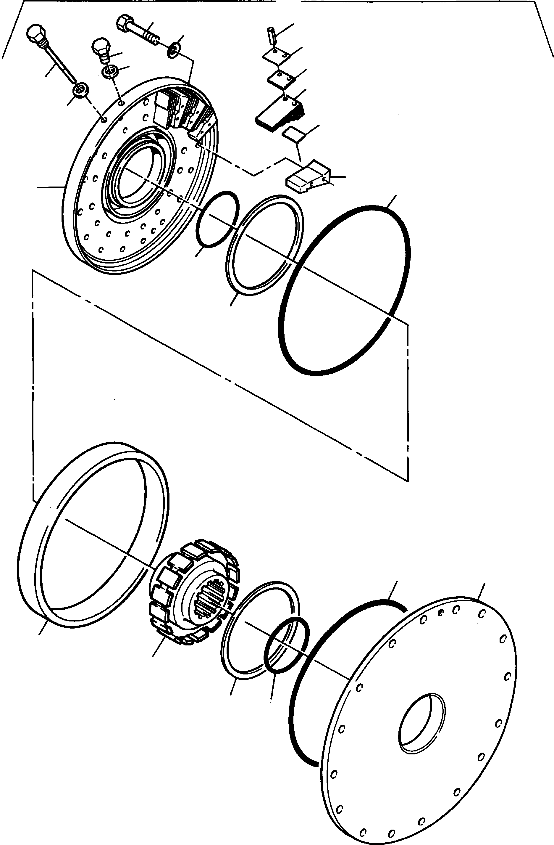 Copper ring 794 421 73 KOMATSU