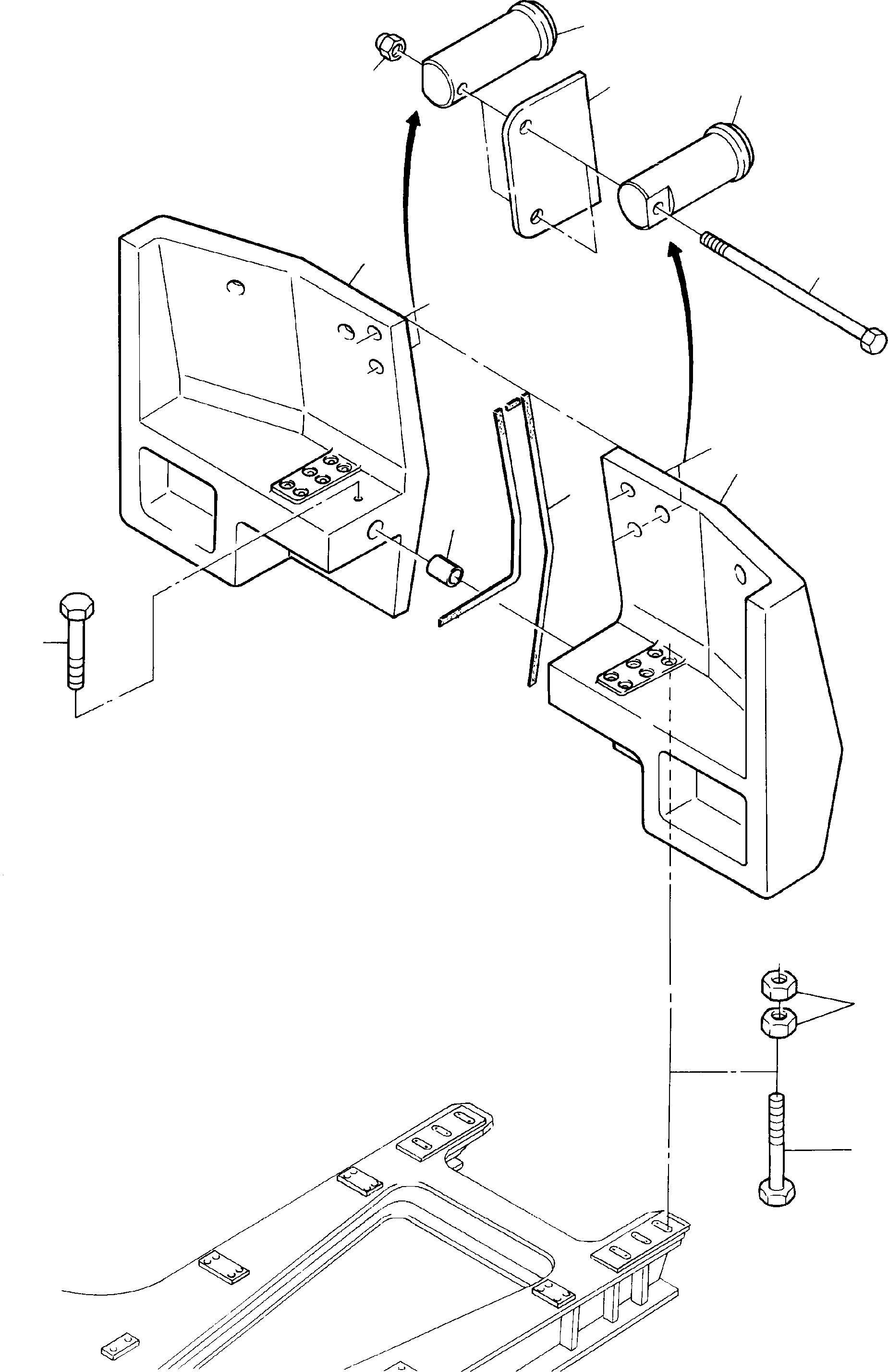 Палец 519 899 40 KOMATSU
