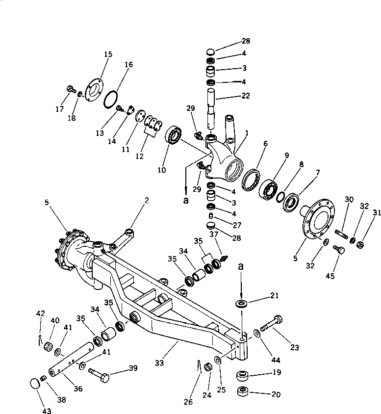 Комплект регулировочных прокладок 23B-27-00080 KOMATSU